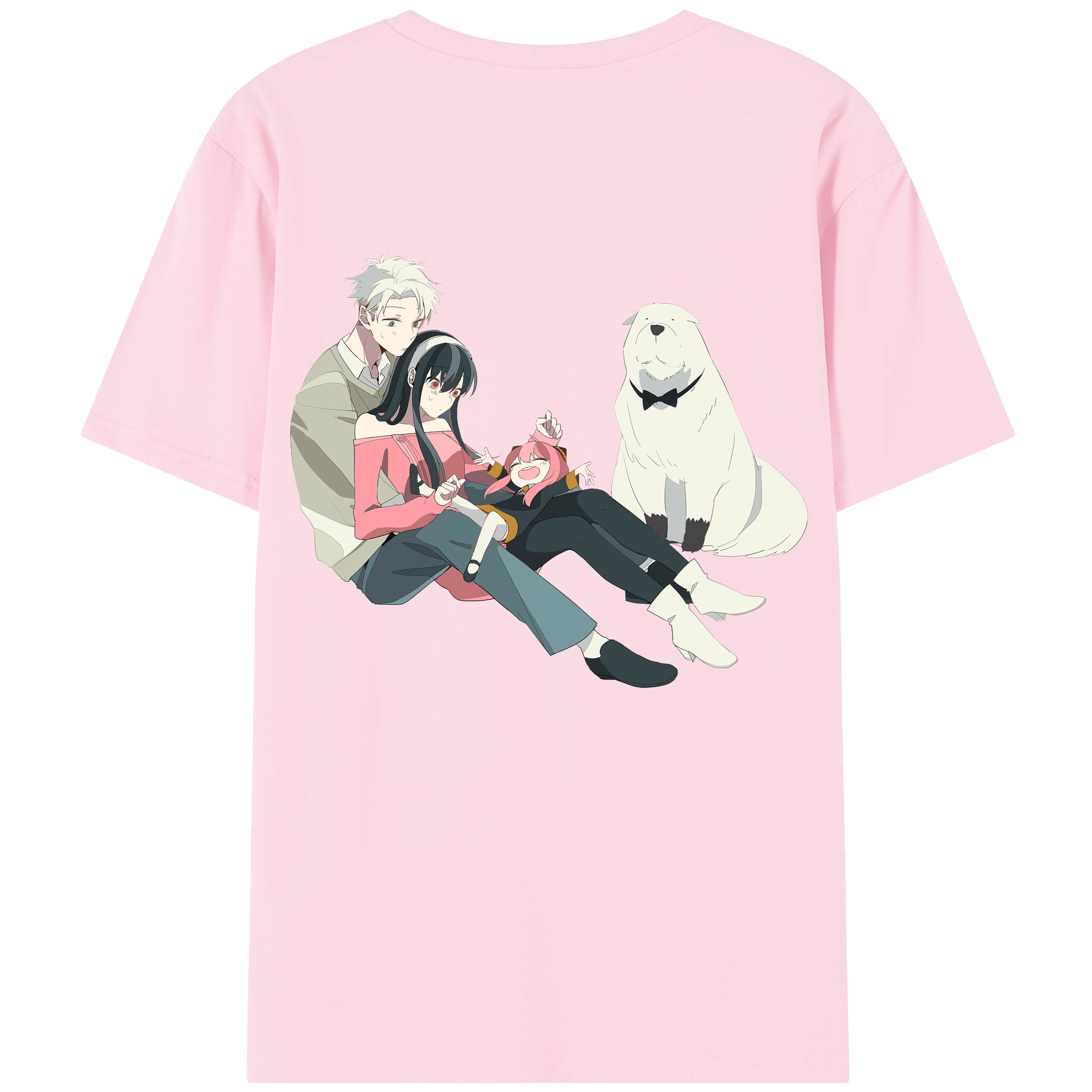 （画像用） SPY×FAMILY间谍家家酒 綿100％半袖Tシャツ（背面プリント）