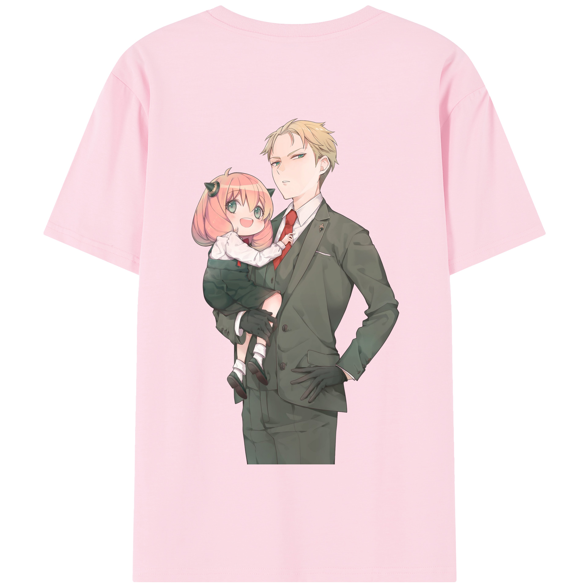 （画像用） SPY×FAMILY间谍家家酒 綿100％半袖Tシャツ（背面プリント）