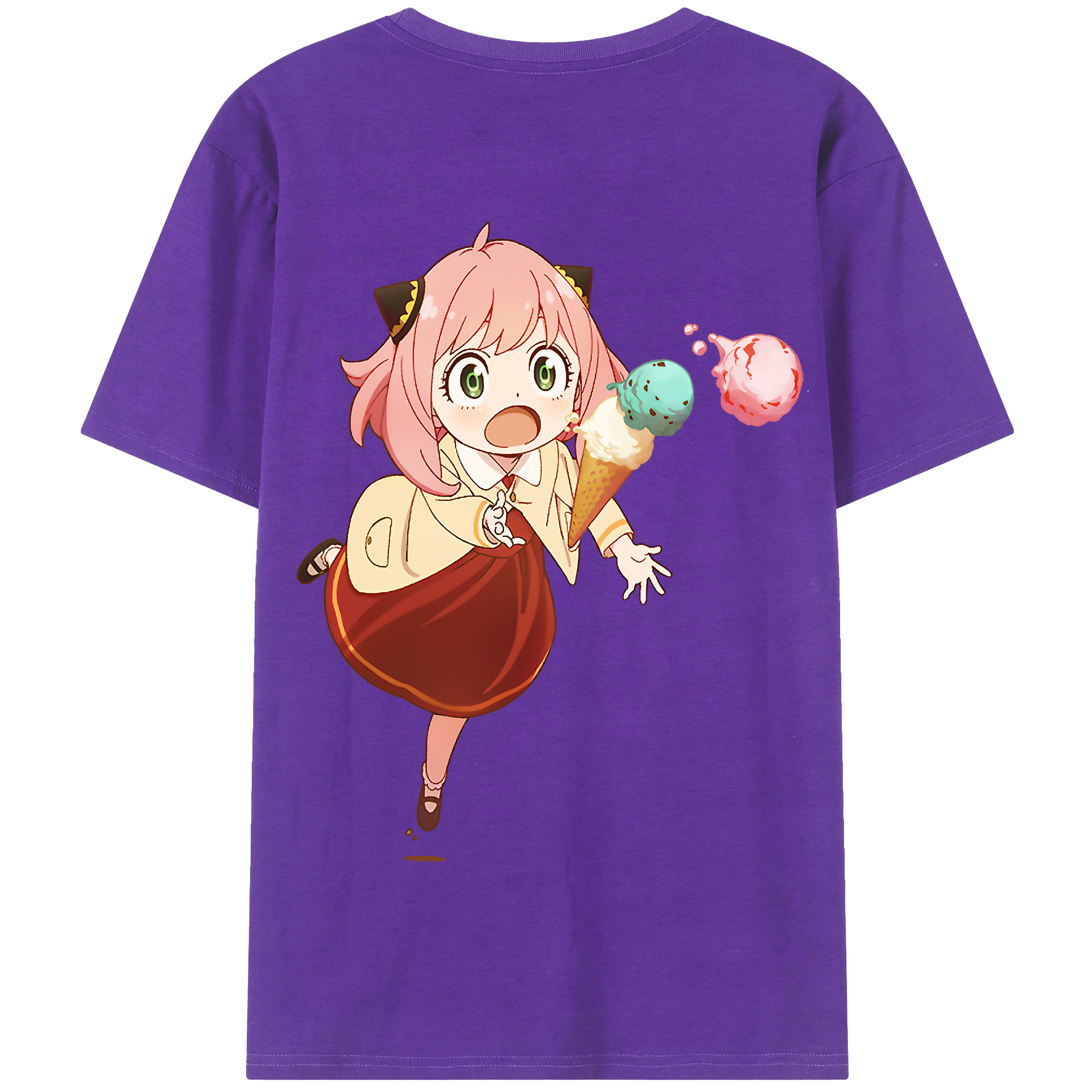 （画像用） SPY×FAMILY间谍家家酒 綿100％半袖Tシャツ（背面プリント）