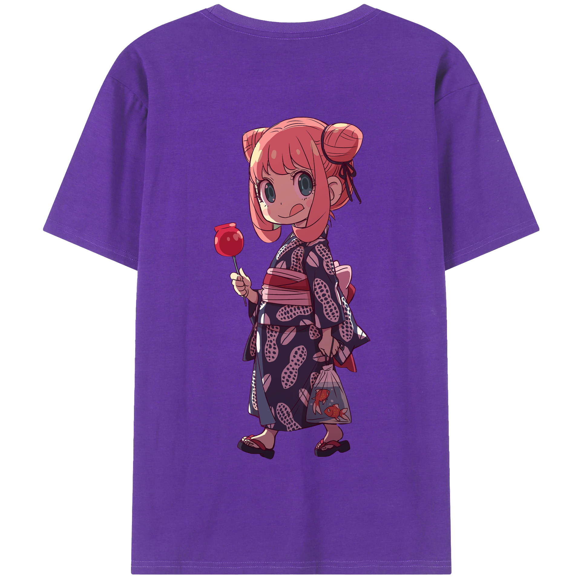 （画像用） SPY×FAMILY间谍家家酒 綿100％半袖Tシャツ（背面プリント）