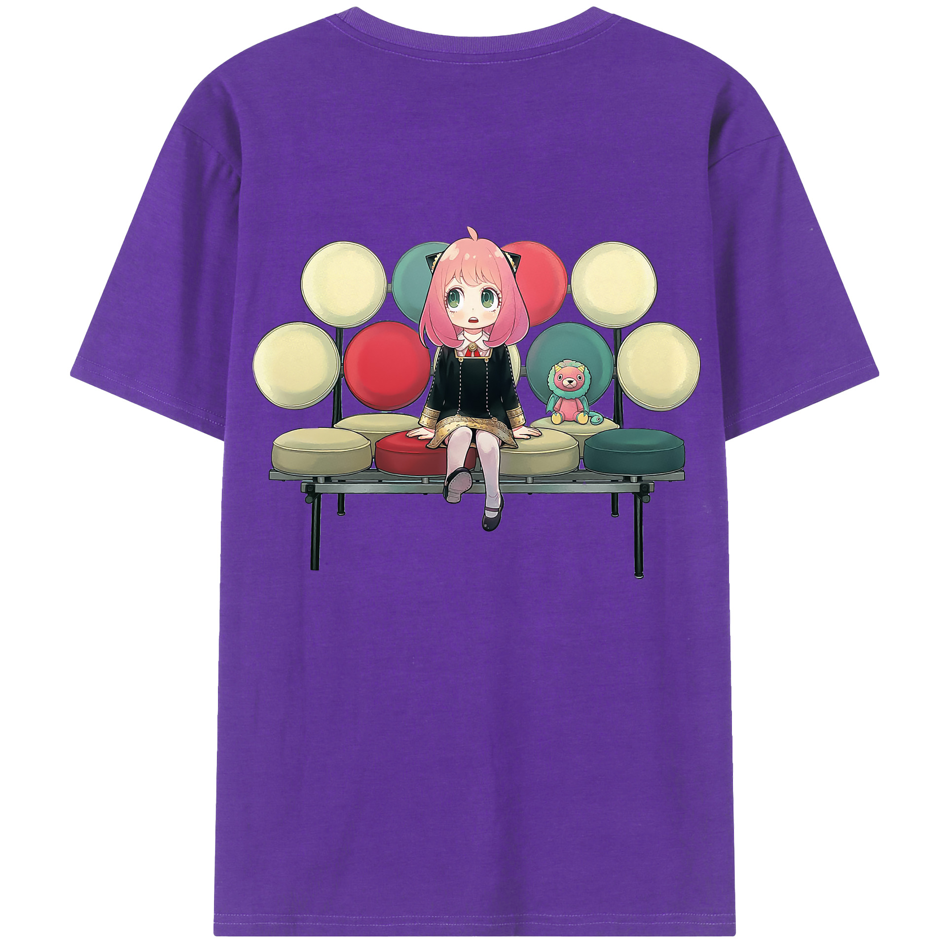（画像用） SPY×FAMILY间谍家家酒 綿100％半袖Tシャツ（背面プリント）