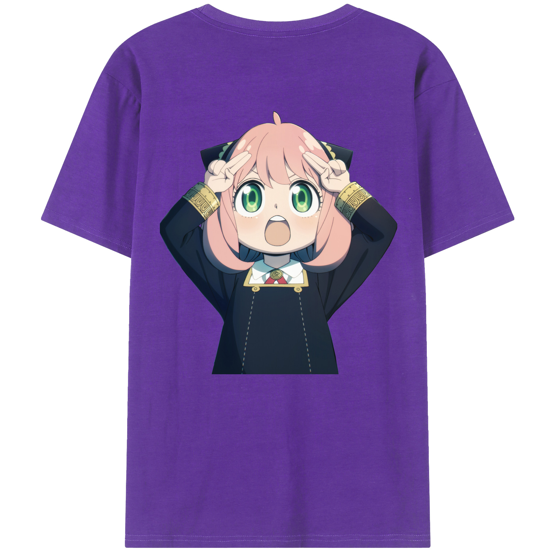 （画像用） SPY×FAMILY间谍家家酒 綿100％半袖Tシャツ（背面プリント）