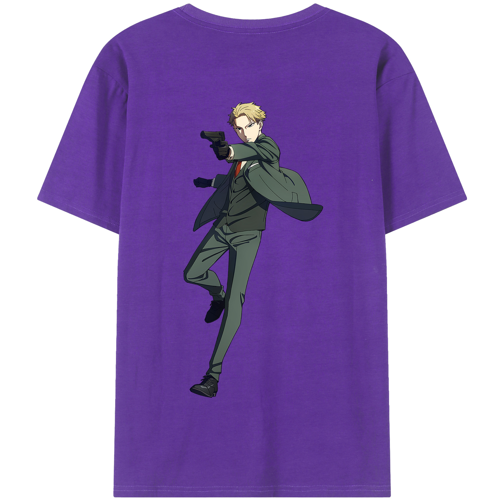 （画像用） SPY×FAMILY间谍家家酒 綿100％半袖Tシャツ（背面プリント）
