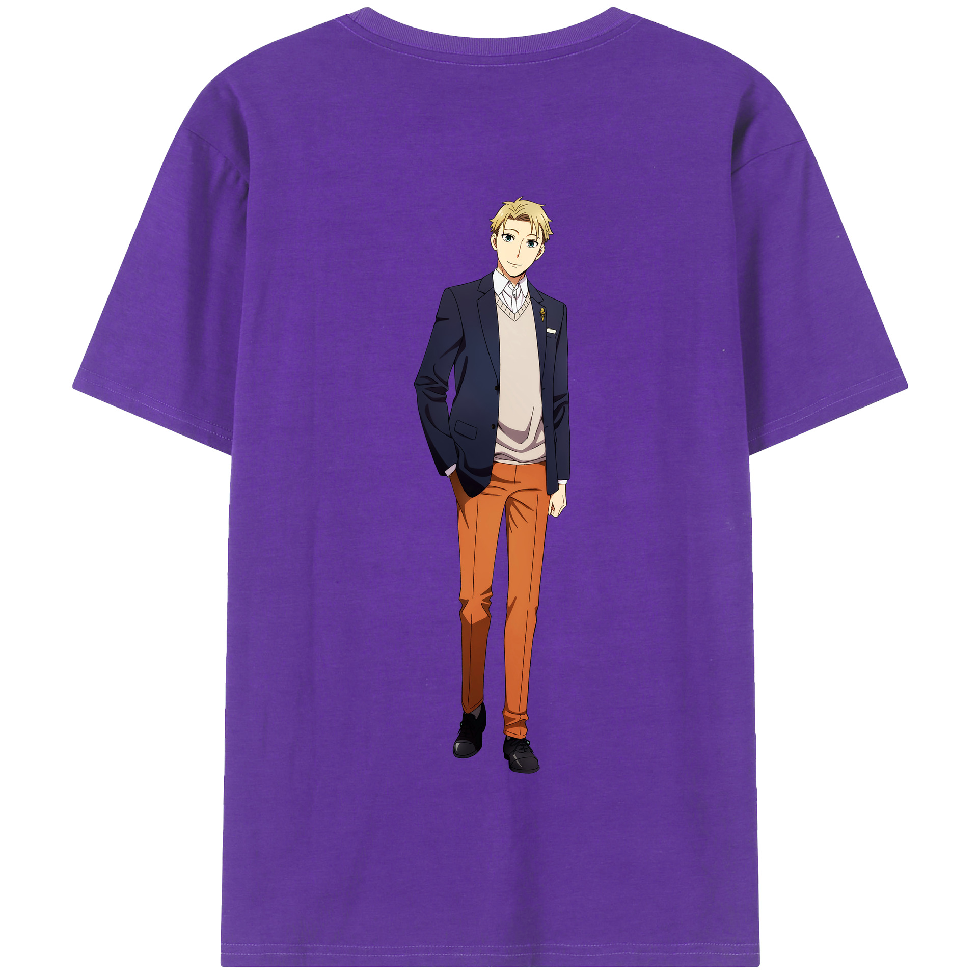 （画像用） SPY×FAMILY间谍家家酒 綿100％半袖Tシャツ（背面プリント）