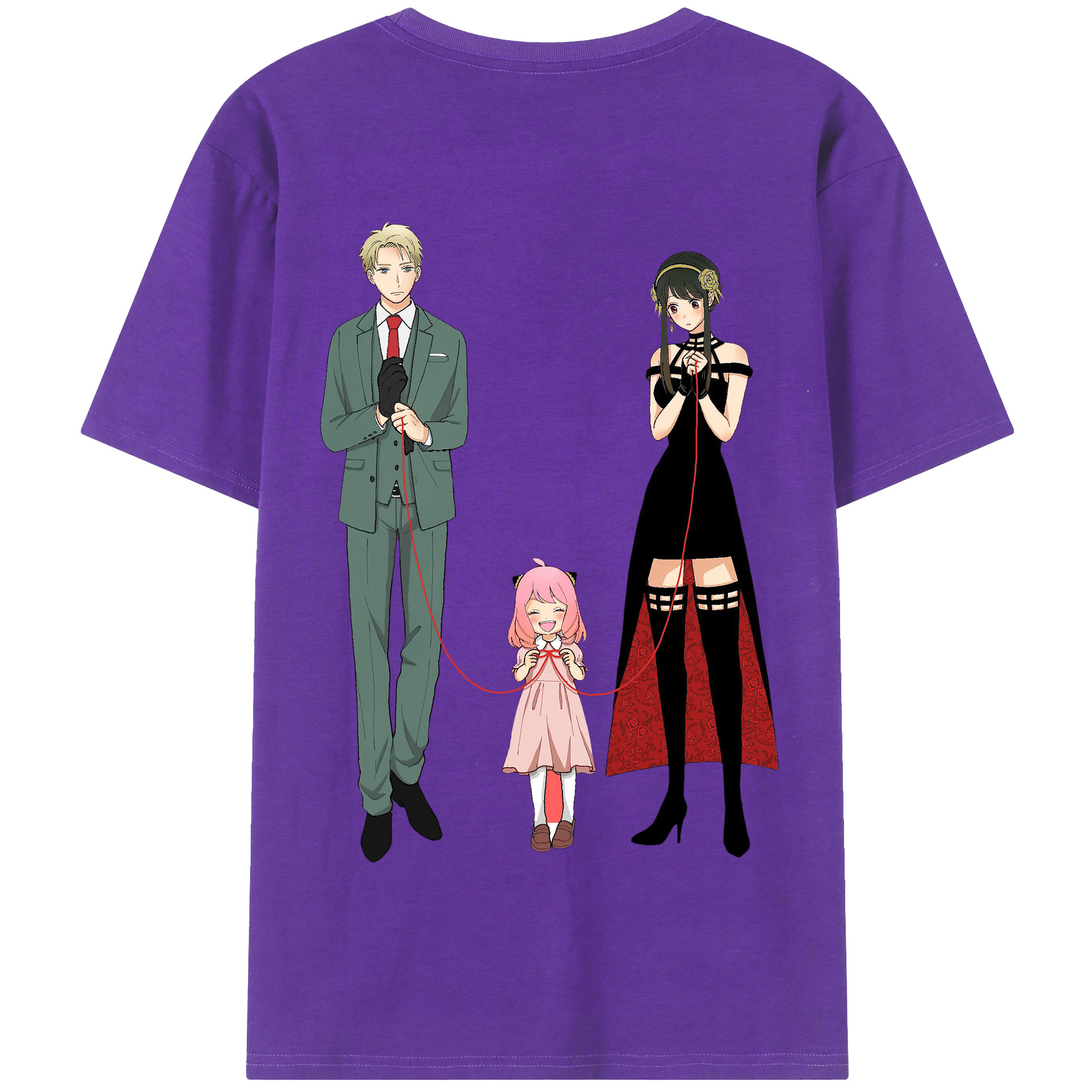 （画像用） SPY×FAMILY间谍家家酒 綿100％半袖Tシャツ（背面プリント）