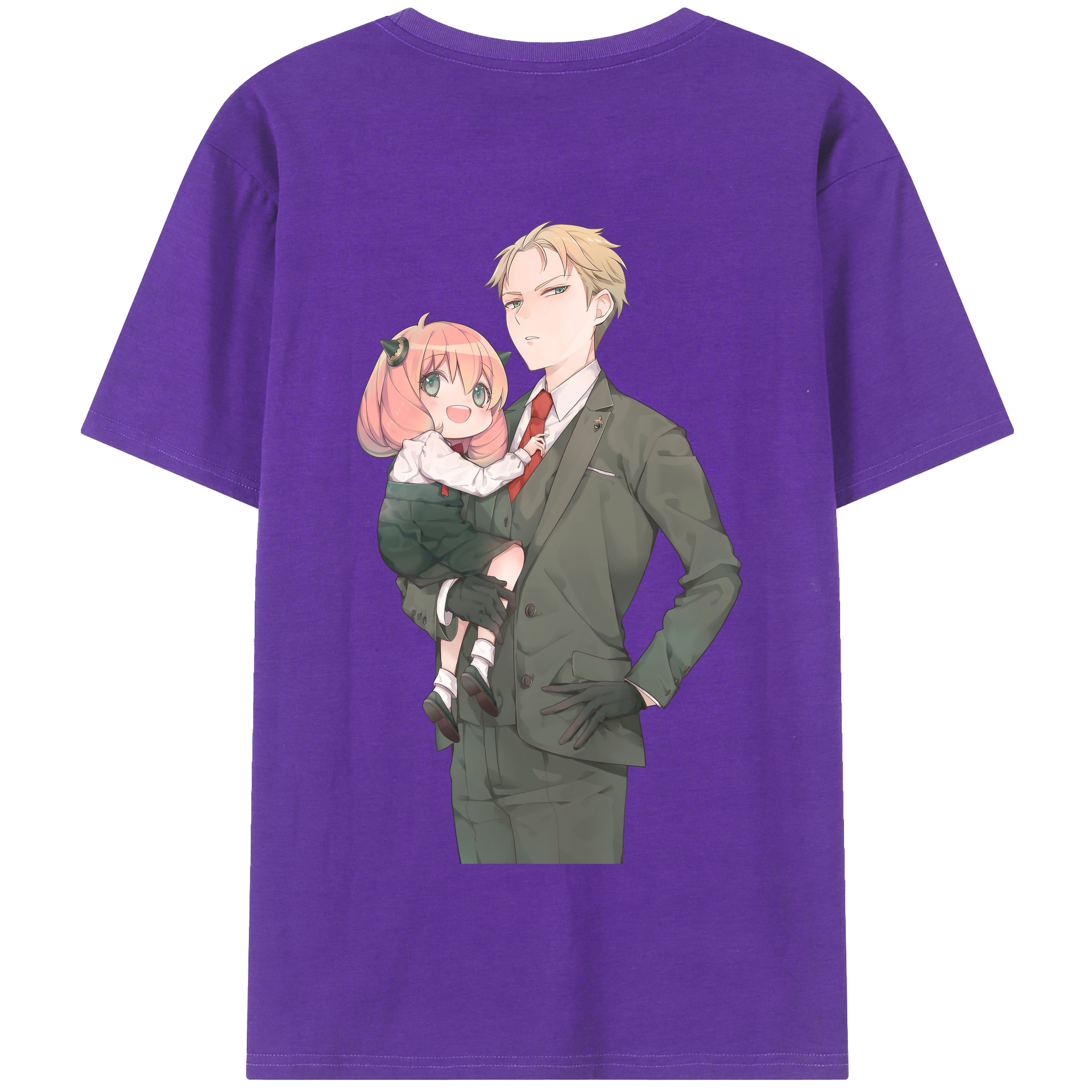 （画像用） SPY×FAMILY间谍家家酒 綿100％半袖Tシャツ（背面プリント）