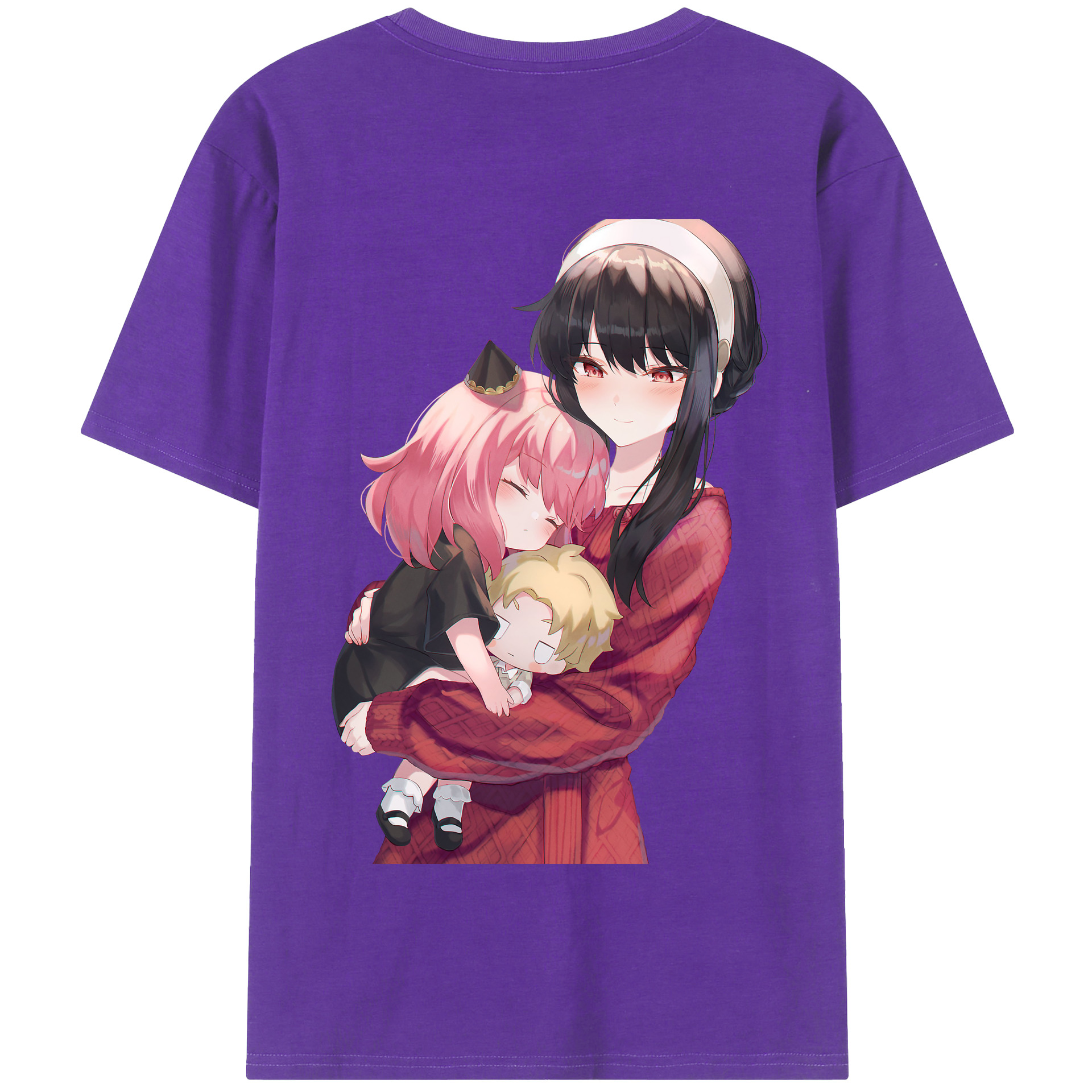 （画像用） SPY×FAMILY间谍家家酒 綿100％半袖Tシャツ（背面プリント）