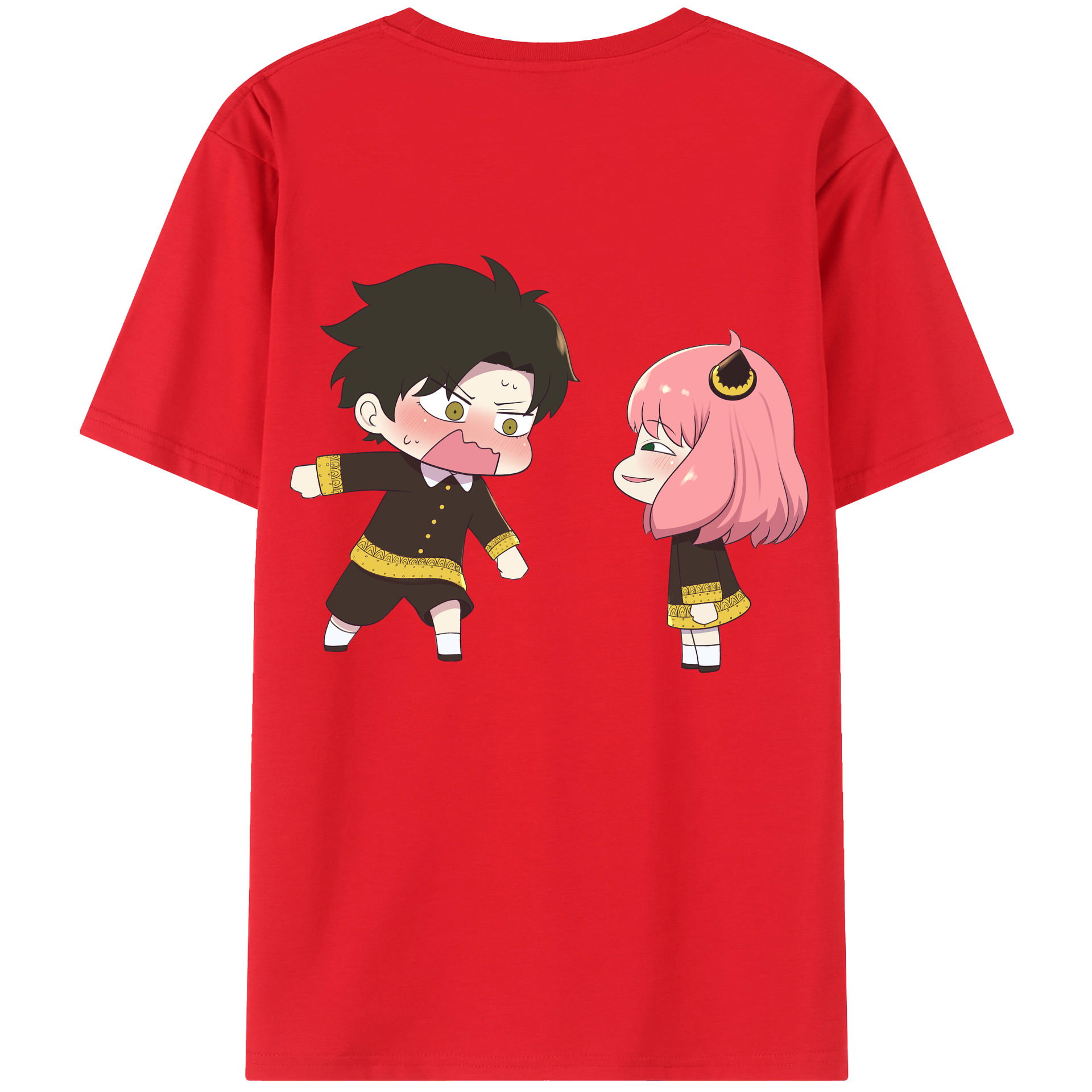 （画像用） SPY×FAMILY间谍家家酒 綿100％半袖Tシャツ（背面プリント）