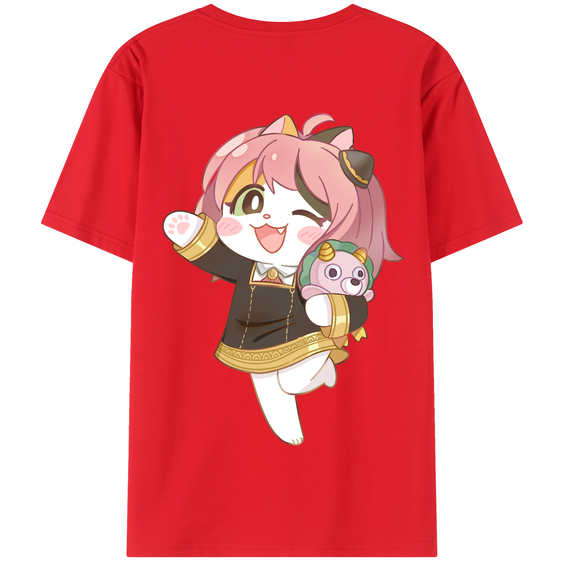（画像用） SPY×FAMILY间谍家家酒 綿100％半袖Tシャツ（背面プリント）