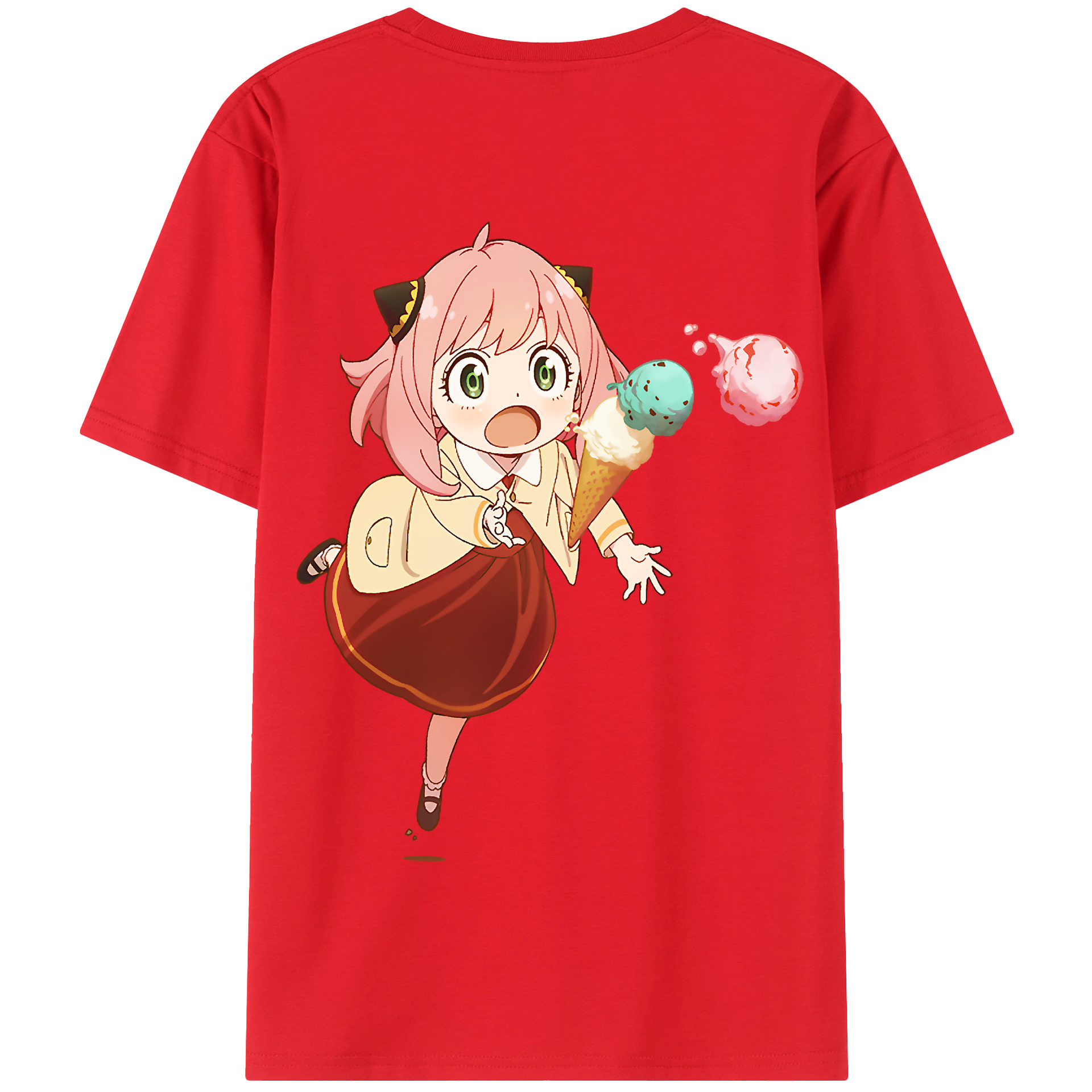 （画像用） SPY×FAMILY间谍家家酒 綿100％半袖Tシャツ（背面プリント）