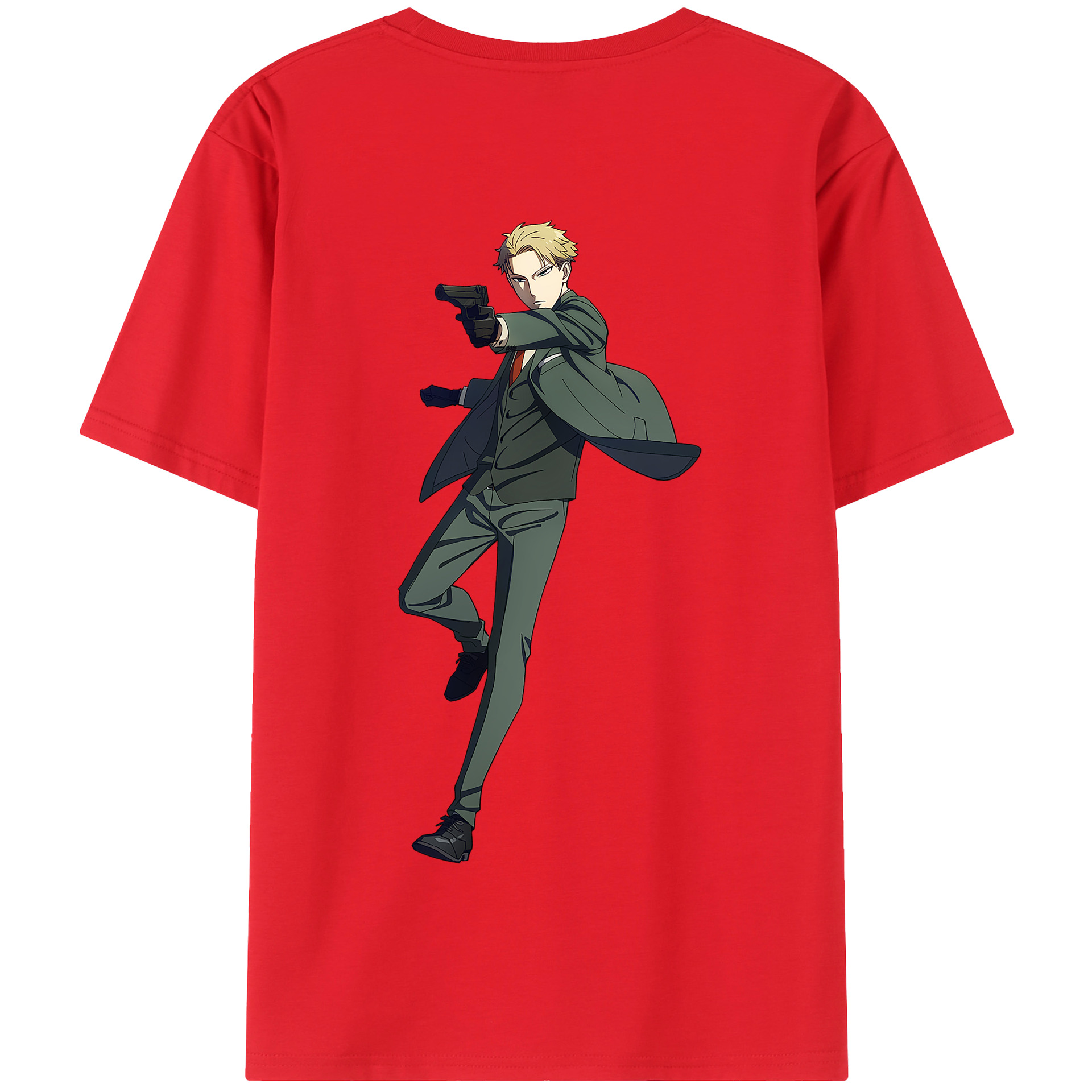 （画像用） SPY×FAMILY间谍家家酒 綿100％半袖Tシャツ（背面プリント）