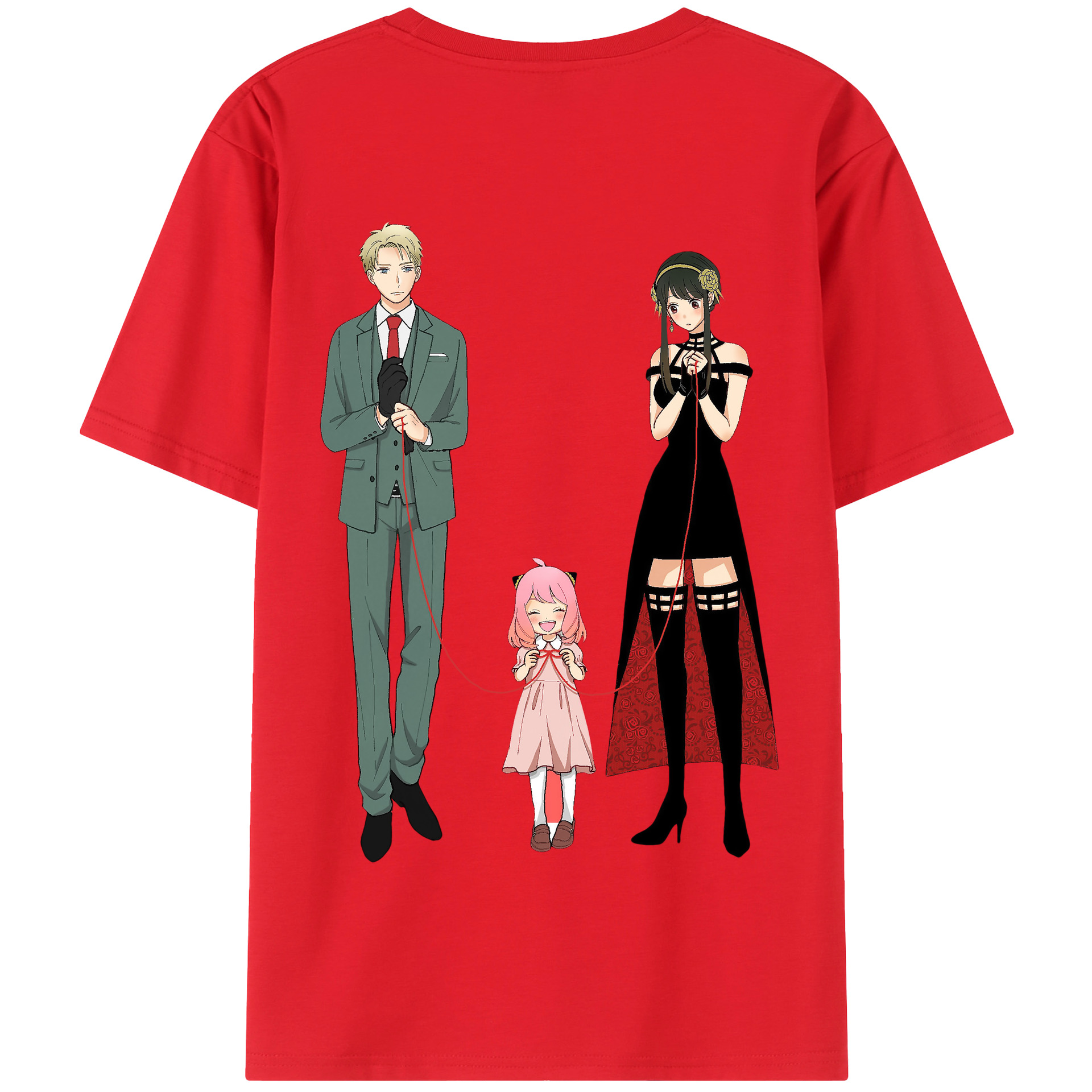 （画像用） SPY×FAMILY间谍家家酒 綿100％半袖Tシャツ（背面プリント）