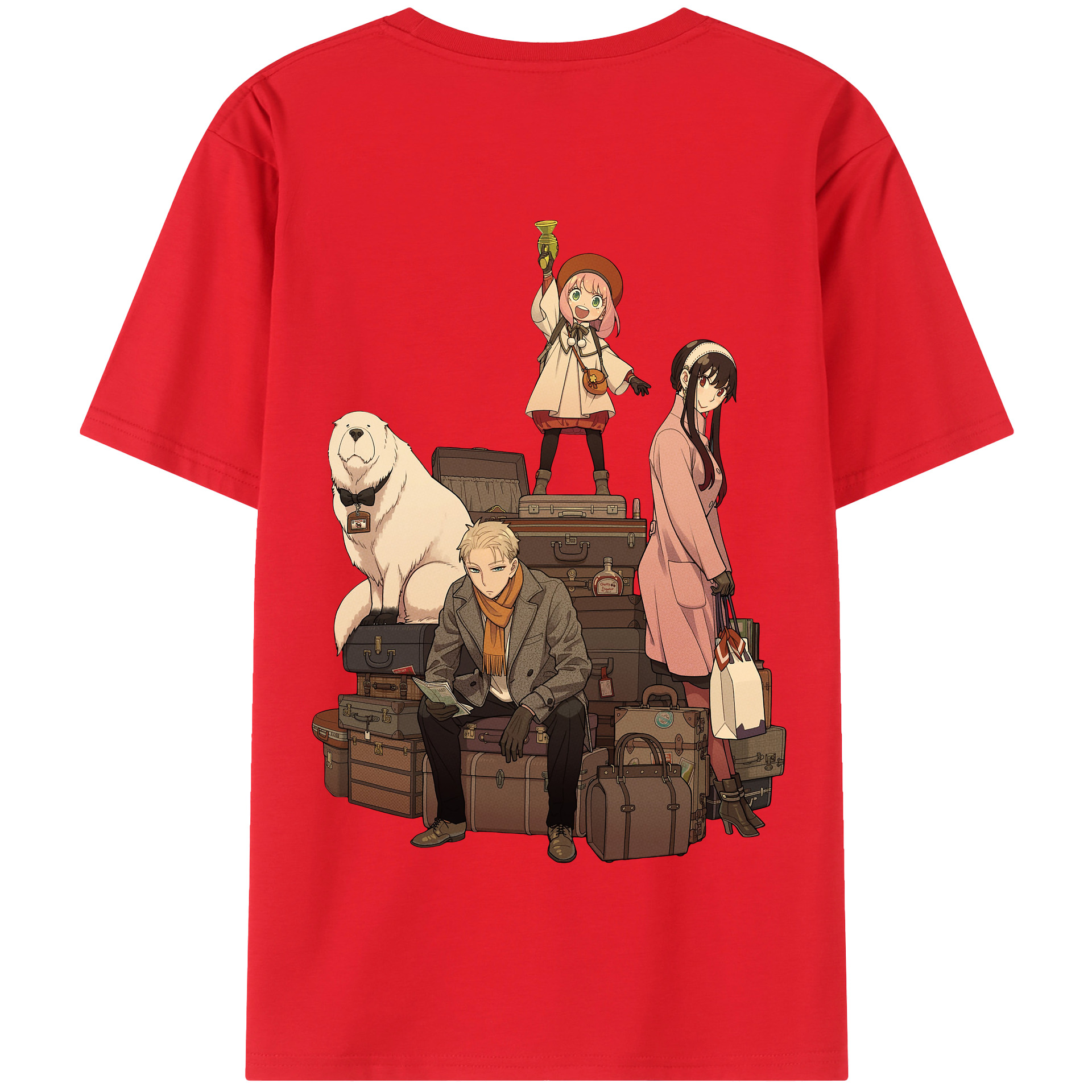 （画像用） SPY×FAMILY间谍家家酒 綿100％半袖Tシャツ（背面プリント）