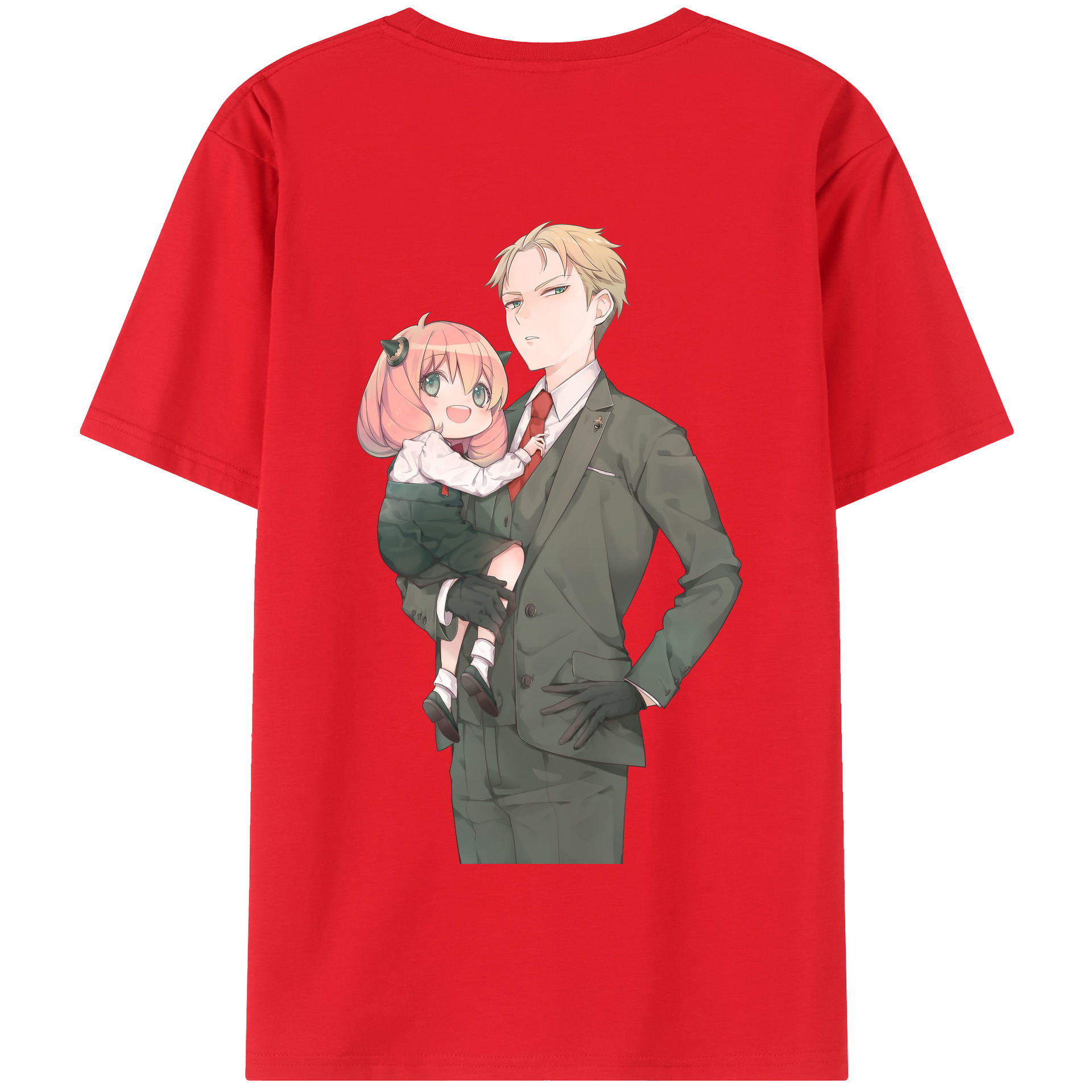 （画像用） SPY×FAMILY间谍家家酒 綿100％半袖Tシャツ（背面プリント）