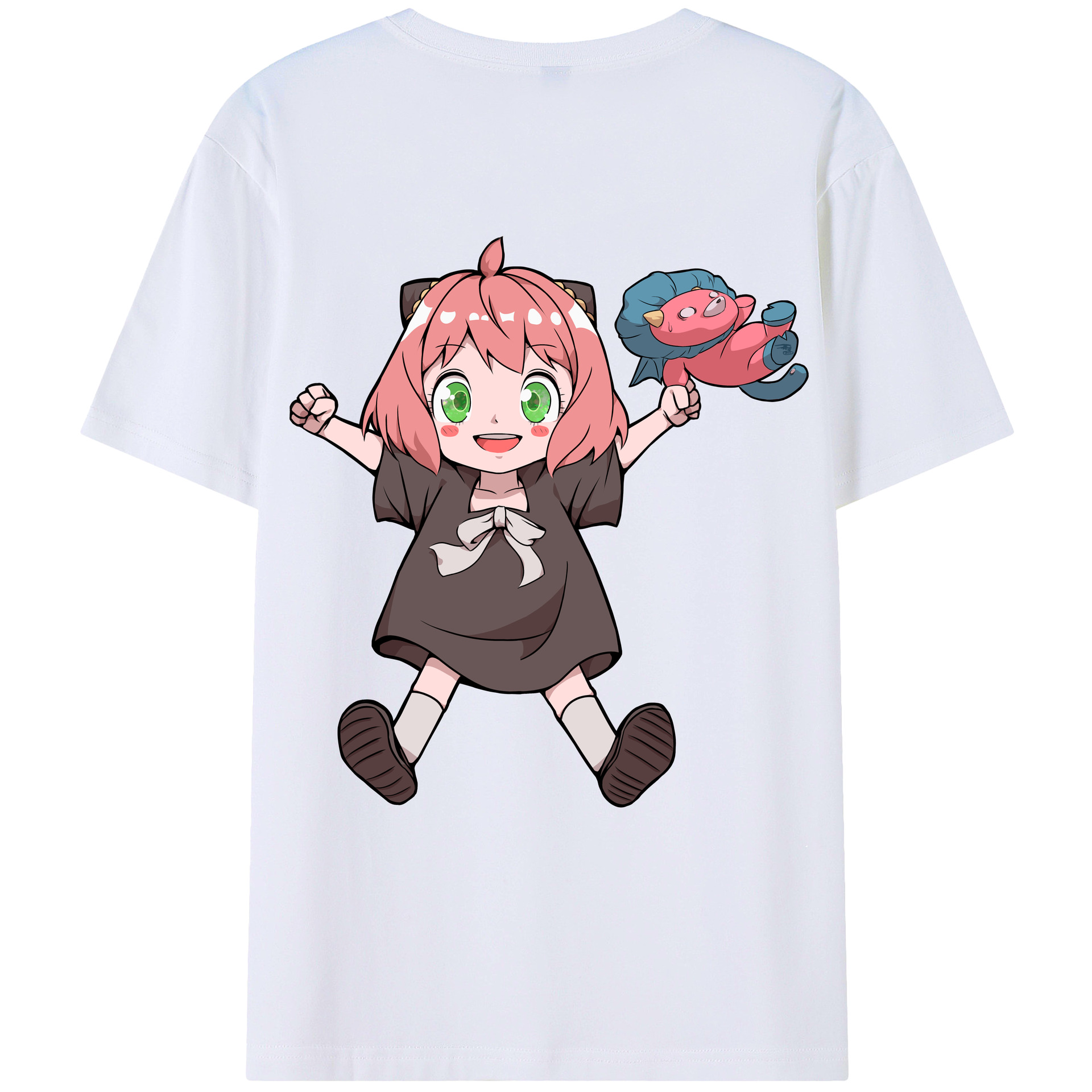 （画像用） SPY×FAMILY间谍家家酒 綿100％半袖Tシャツ（背面プリント）
