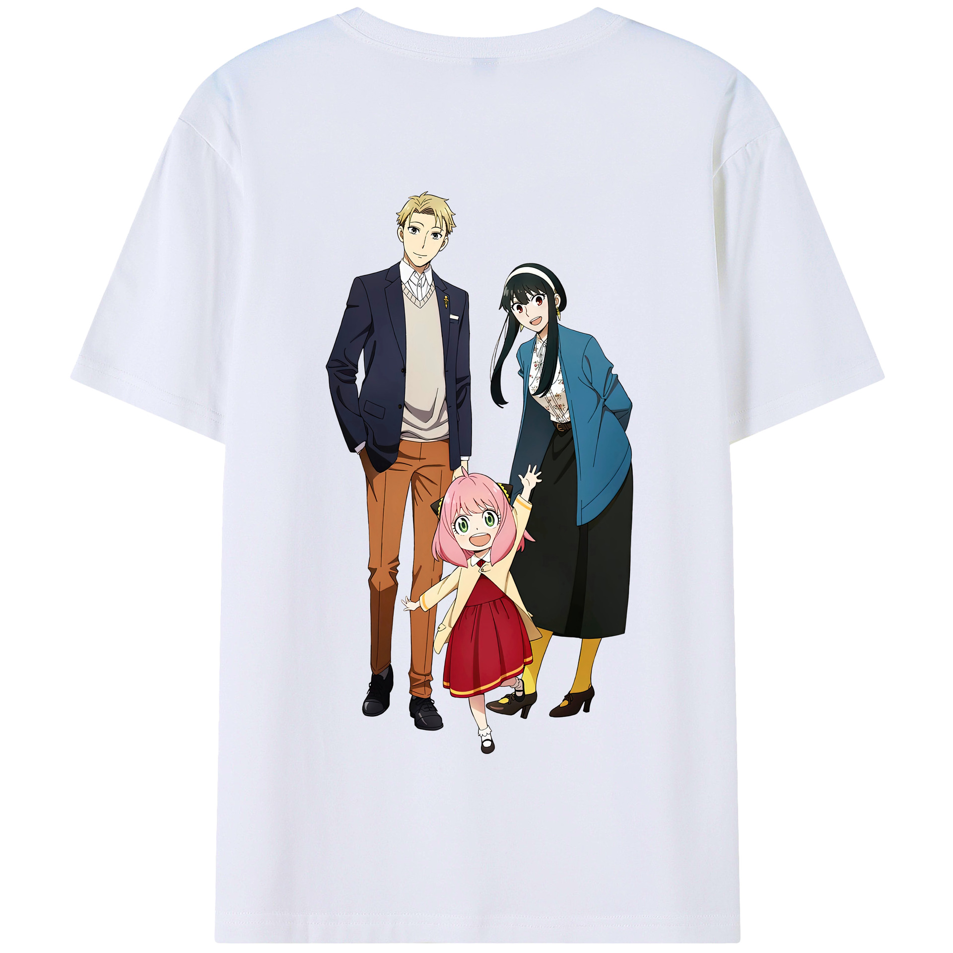 （画像用） SPY×FAMILY间谍家家酒 綿100％半袖Tシャツ（背面プリント）