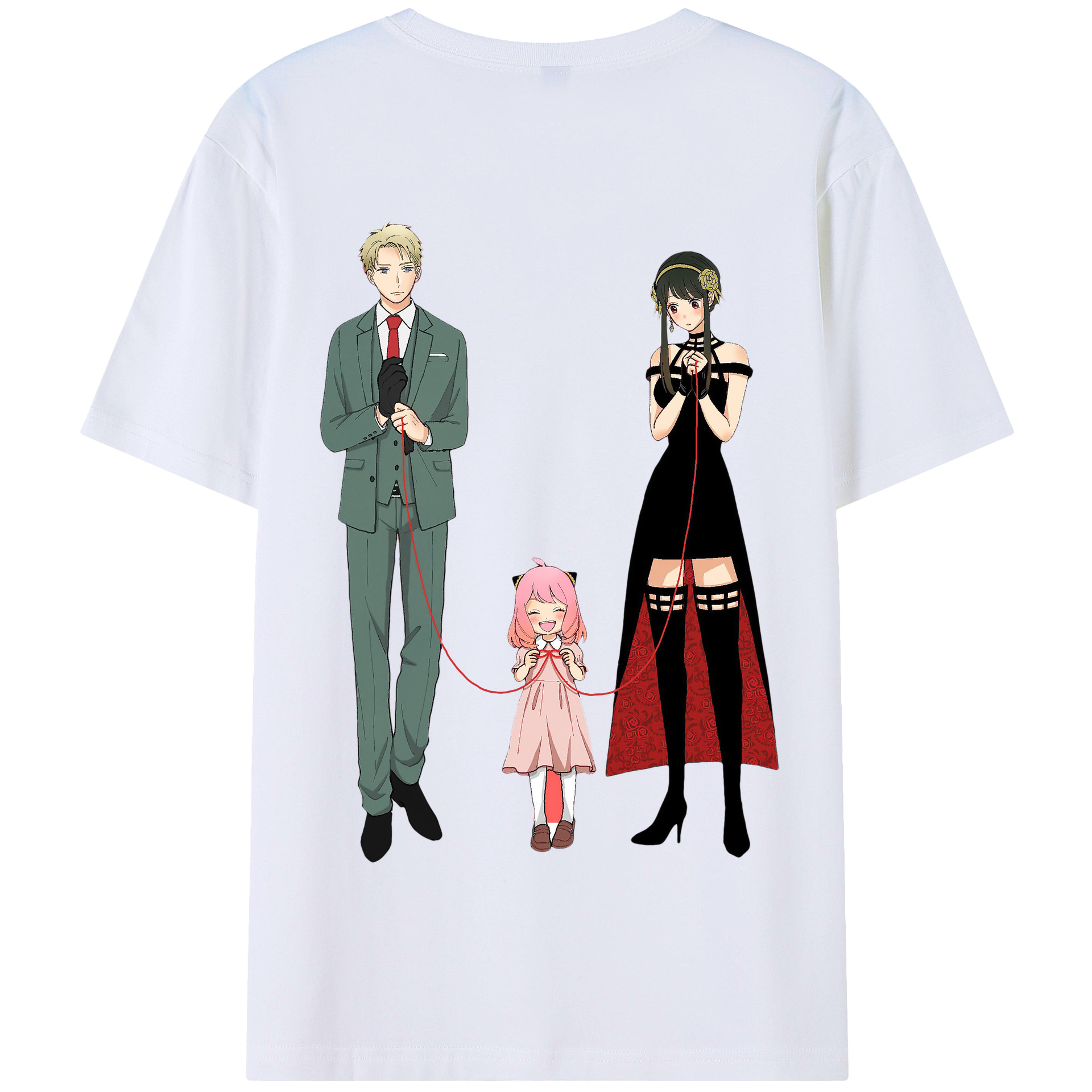 （画像用） SPY×FAMILY间谍家家酒 綿100％半袖Tシャツ（背面プリント）