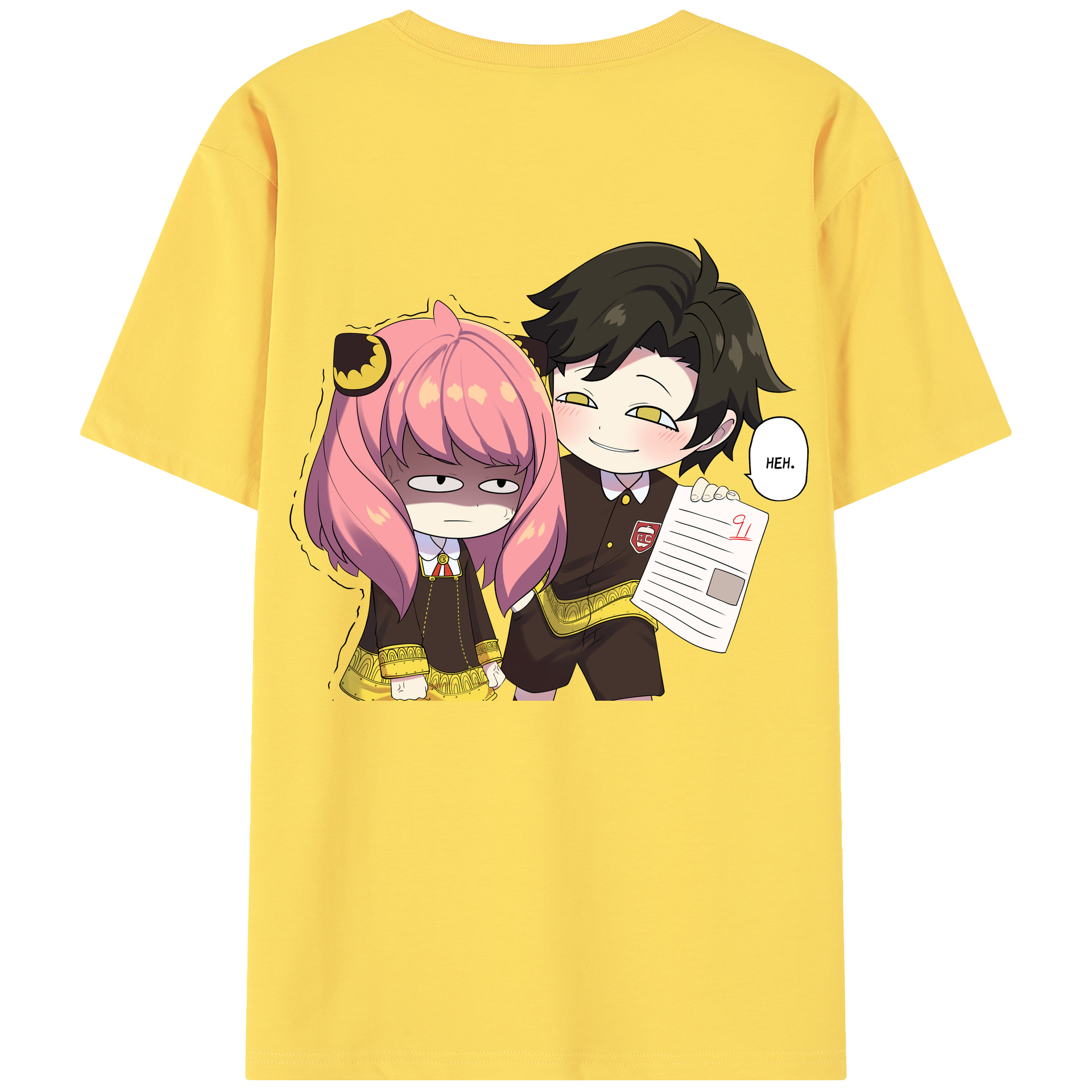 （画像用） SPY×FAMILY间谍家家酒 綿100％半袖Tシャツ（背面プリント）