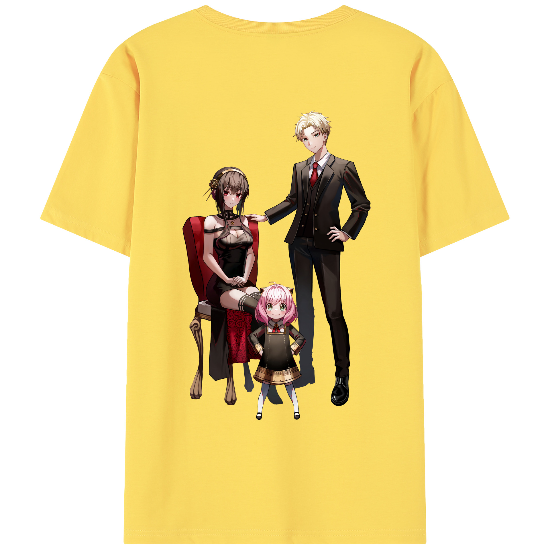 （画像用） SPY×FAMILY间谍家家酒 綿100％半袖Tシャツ（背面プリント）