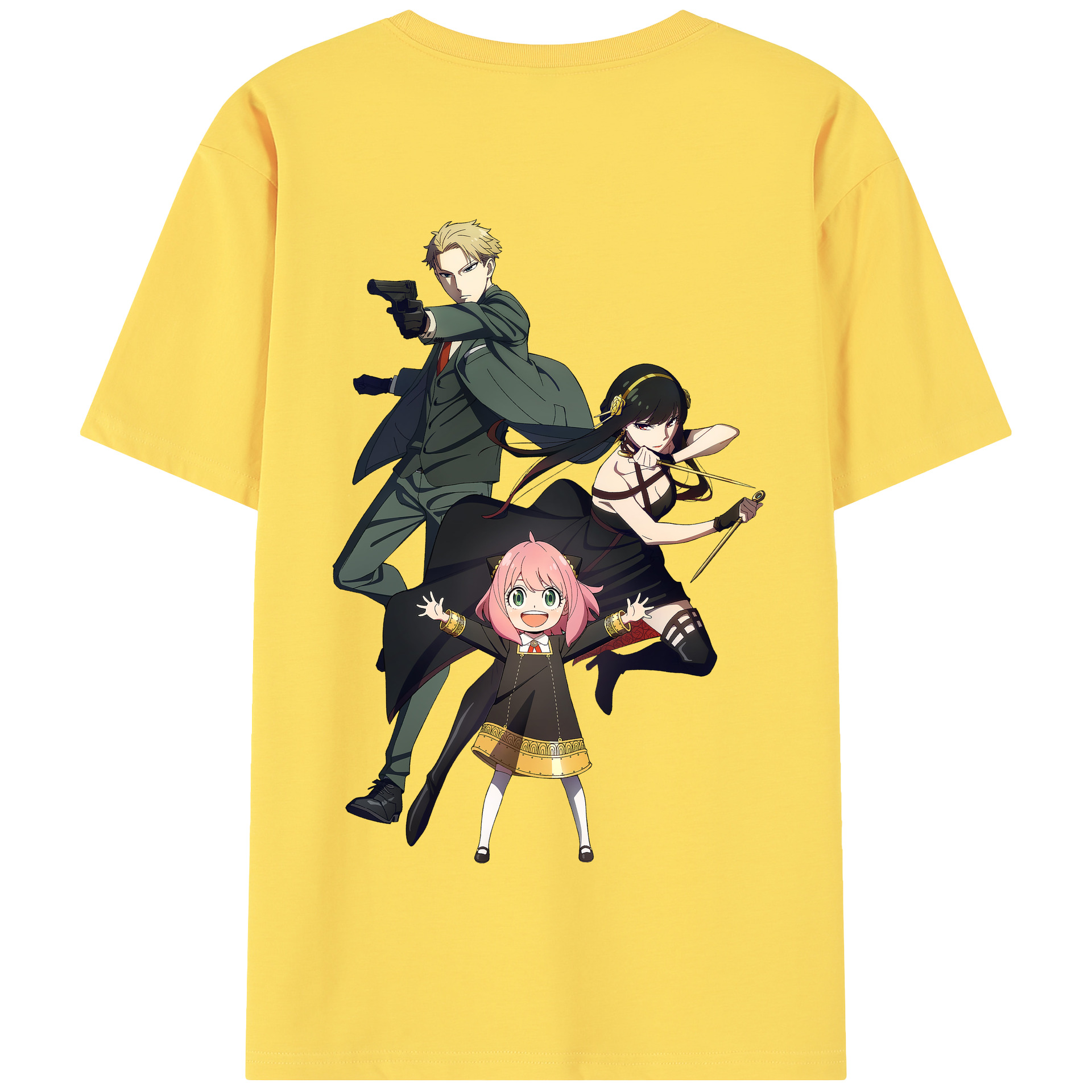 （画像用） SPY×FAMILY间谍家家酒 綿100％半袖Tシャツ（背面プリント）