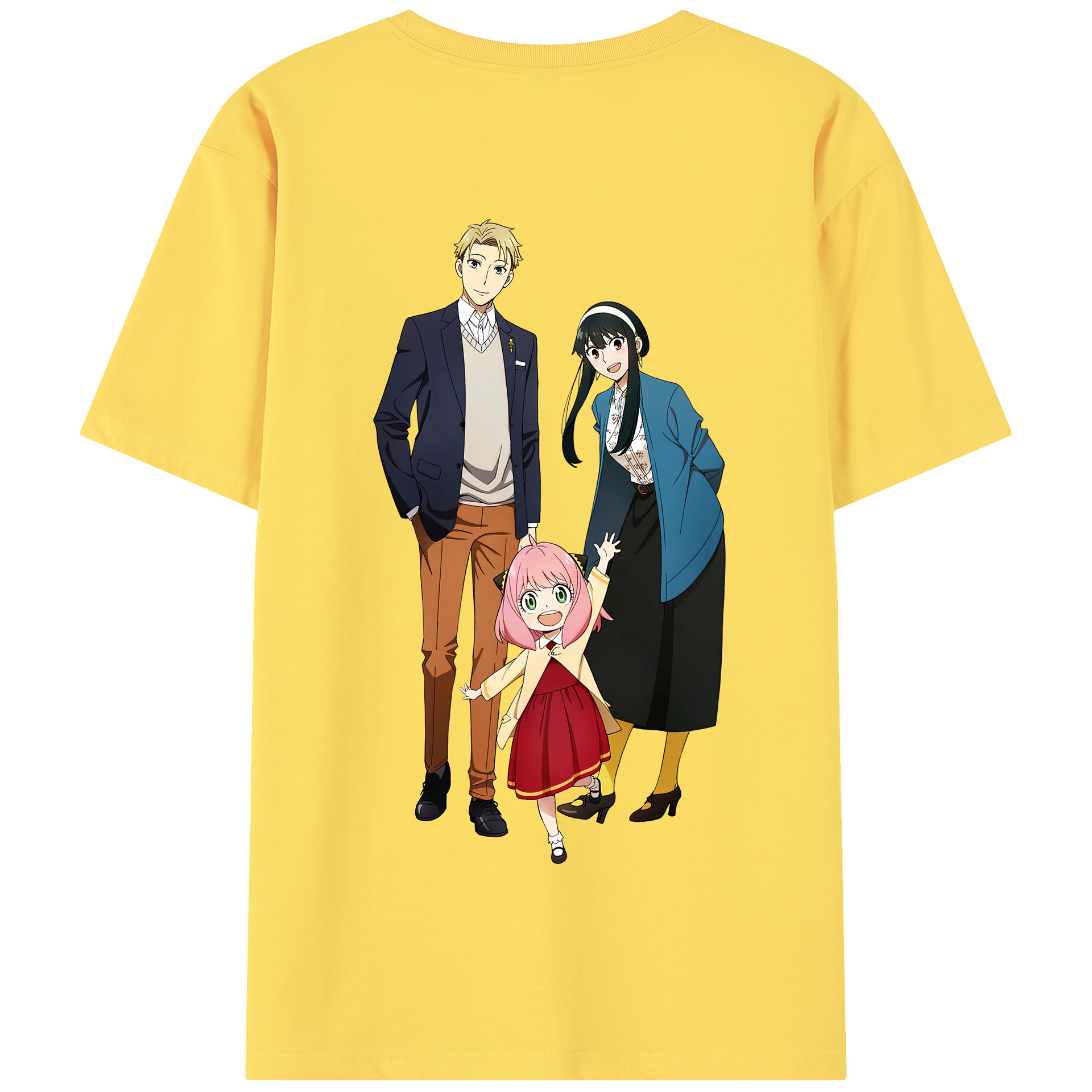 （画像用） SPY×FAMILY间谍家家酒 綿100％半袖Tシャツ（背面プリント）