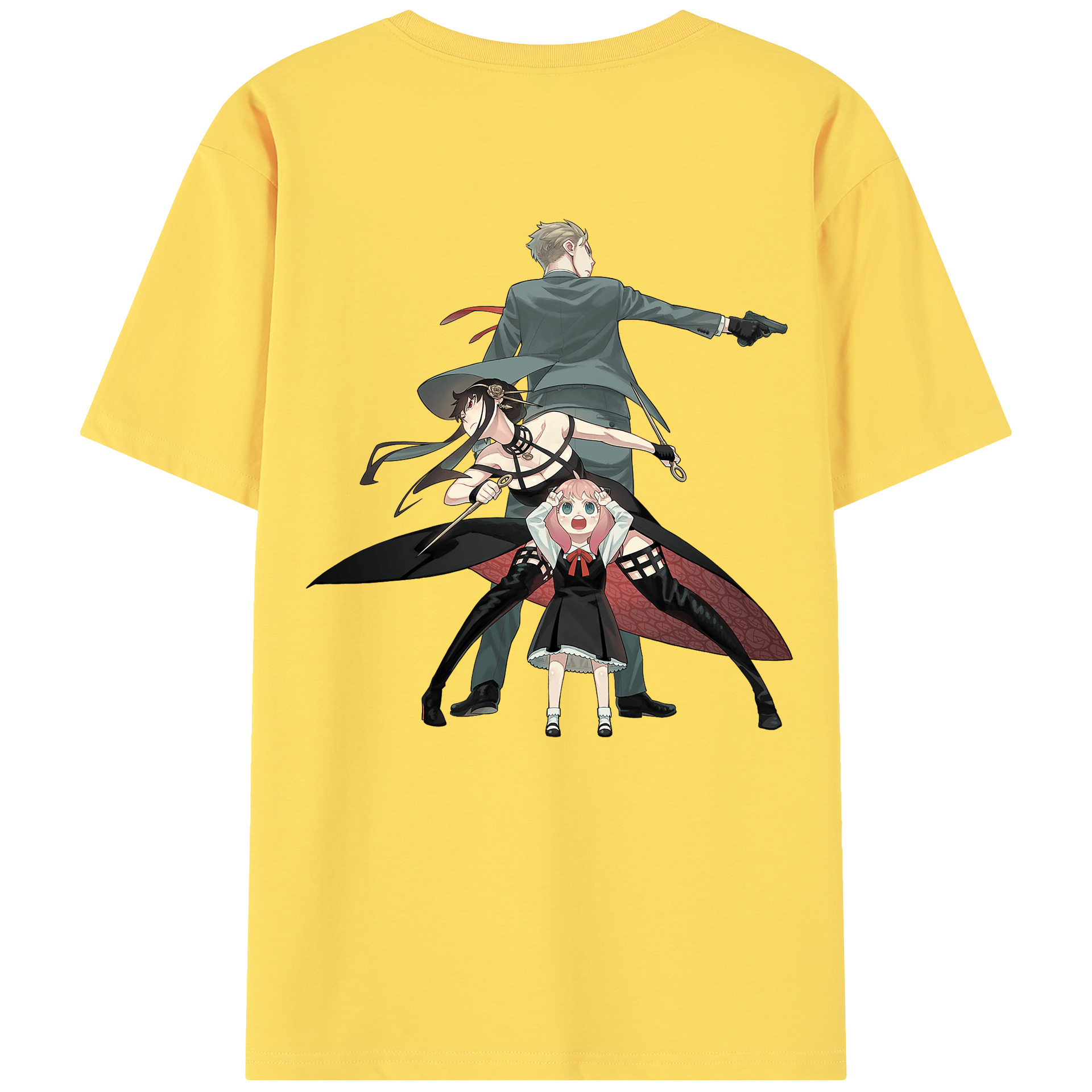 （画像用） SPY×FAMILY间谍家家酒 綿100％半袖Tシャツ（背面プリント）