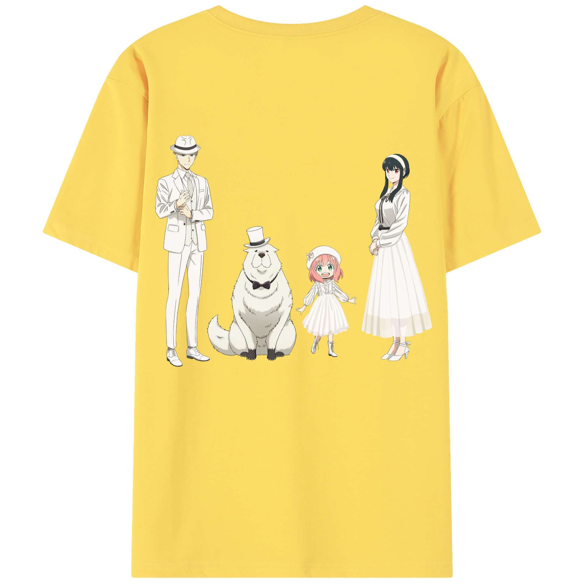 （画像用） SPY×FAMILY间谍家家酒 綿100％半袖Tシャツ（背面プリント）