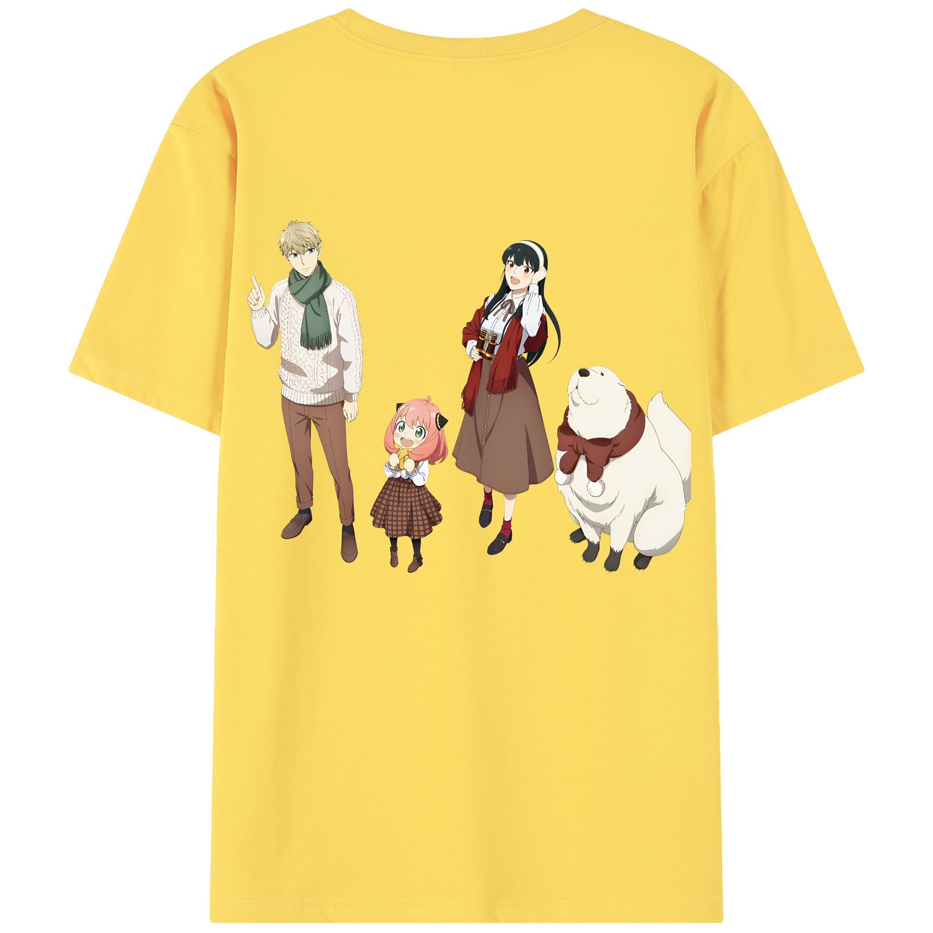 （画像用） SPY×FAMILY间谍家家酒 綿100％半袖Tシャツ（背面プリント）