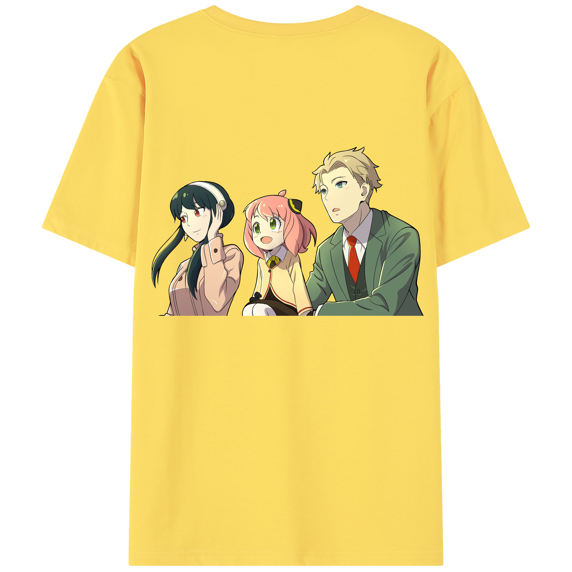 （画像用） SPY×FAMILY间谍家家酒 綿100％半袖Tシャツ（背面プリント）