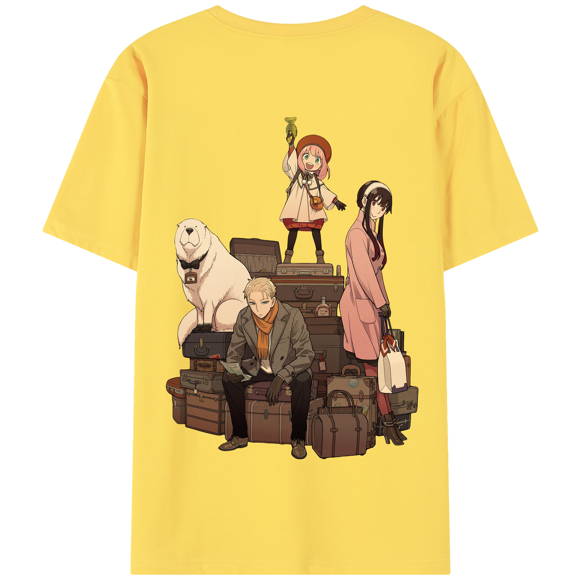 （画像用） SPY×FAMILY间谍家家酒 綿100％半袖Tシャツ（背面プリント）