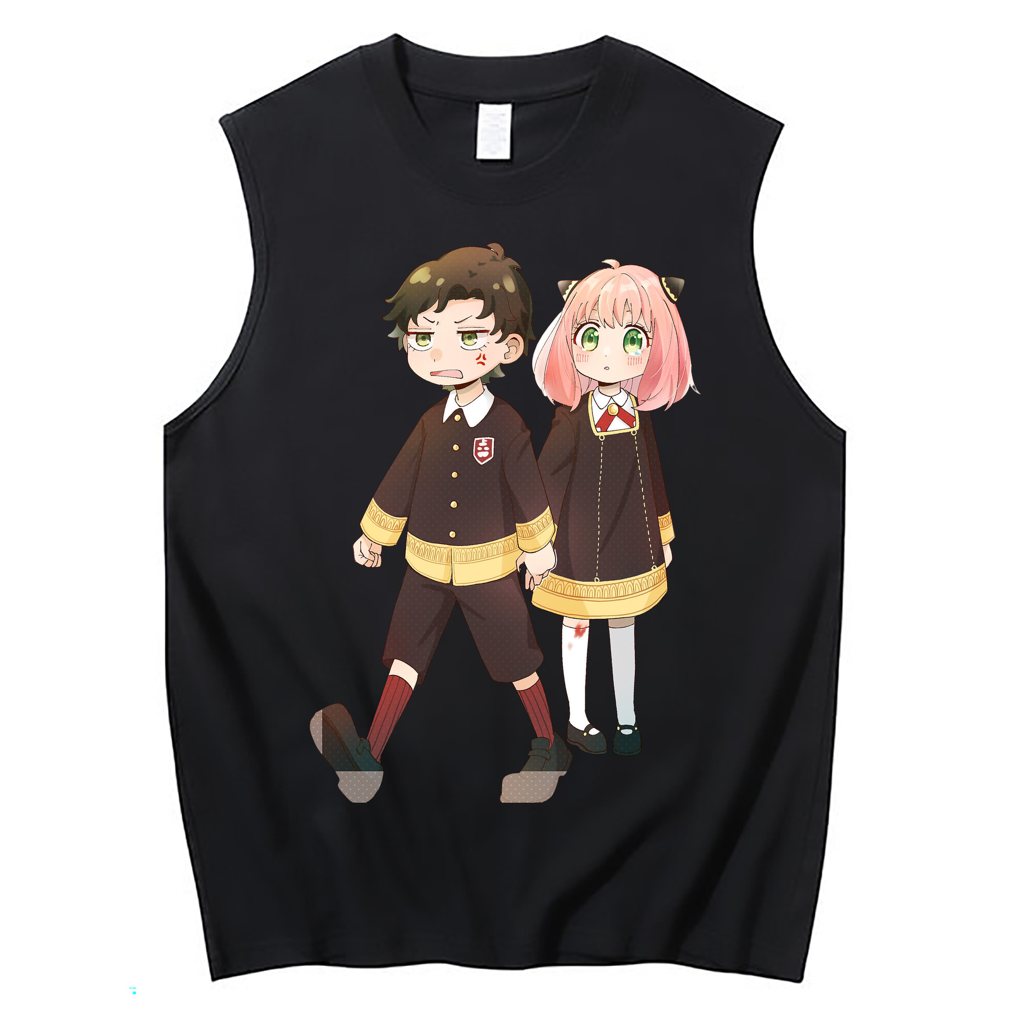 （画像用） SPY×FAMILY间谍家家酒 コットン100％タンクトップ（フロントプリント）