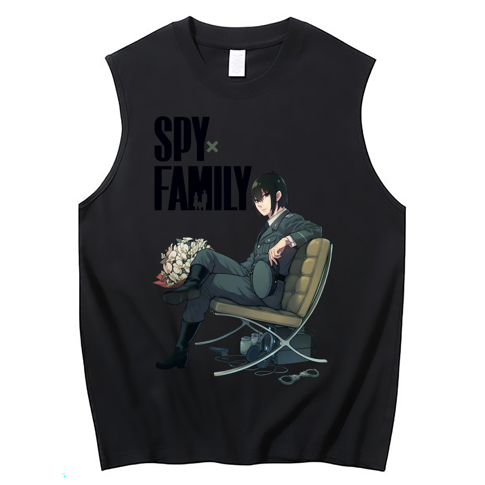 （画像用） SPY×FAMILY间谍家家酒 コットン100％タンクトップ（フロントプリント）