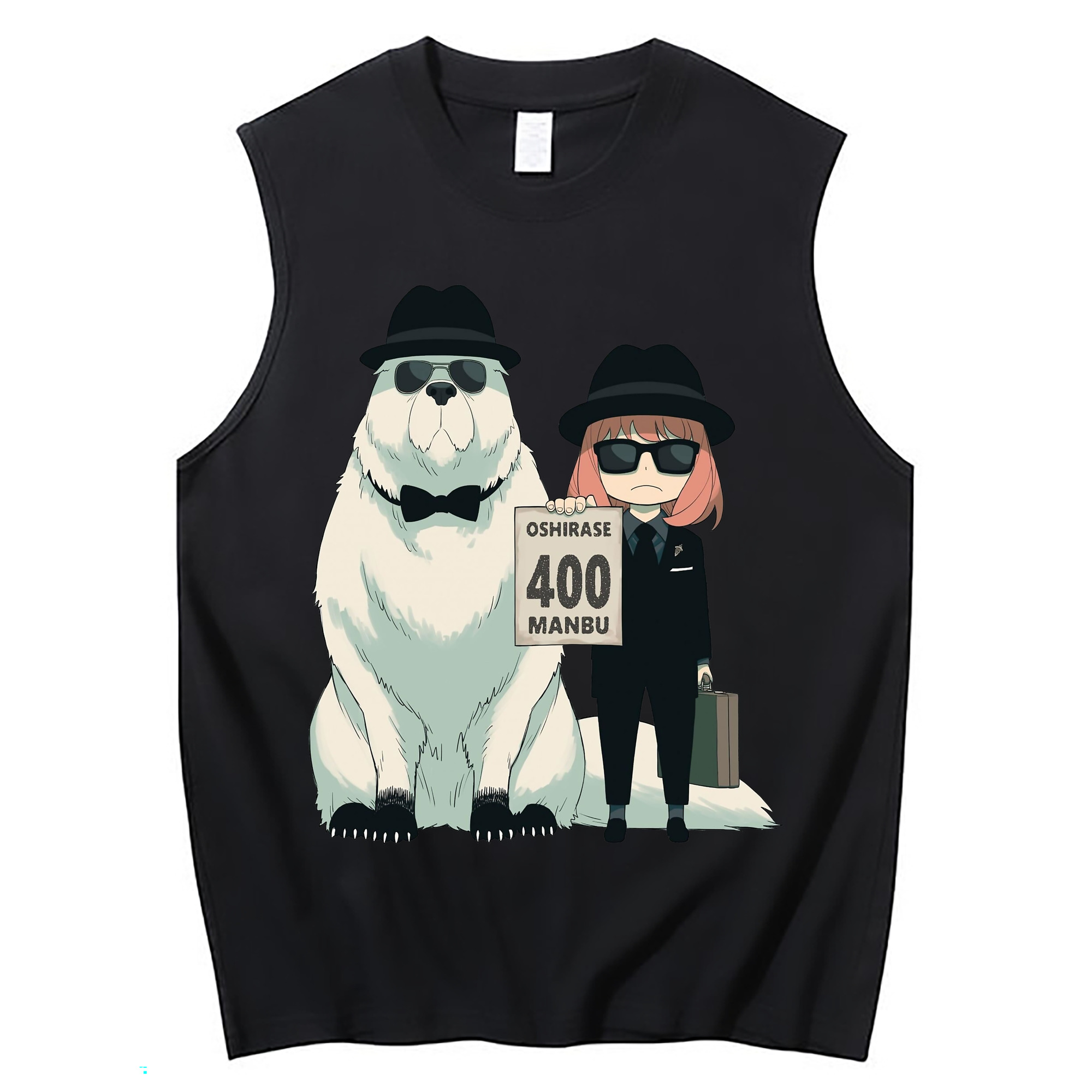 （画像用） SPY×FAMILY间谍家家酒 コットン100％タンクトップ（フロントプリント）