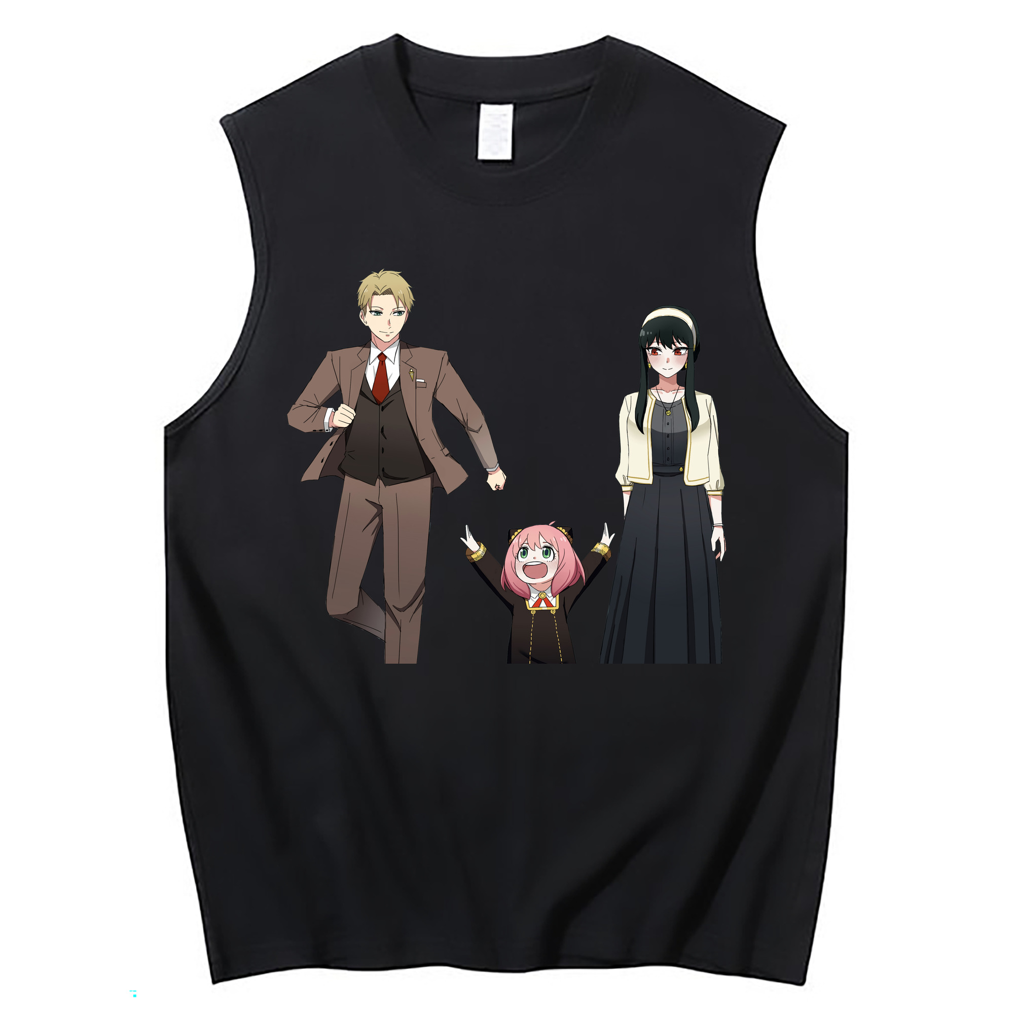（画像用） SPY×FAMILY间谍家家酒 コットン100％タンクトップ（フロントプリント）