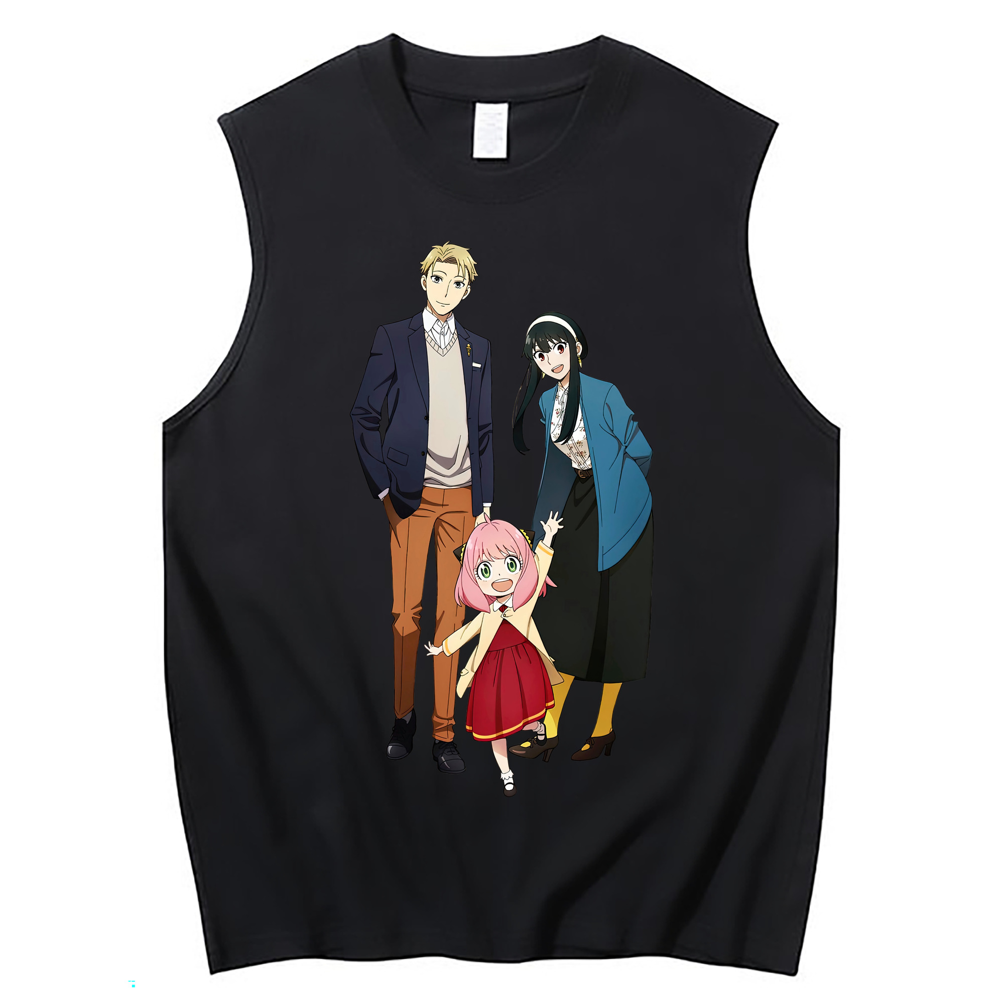 （画像用） SPY×FAMILY间谍家家酒 コットン100％タンクトップ（フロントプリント）