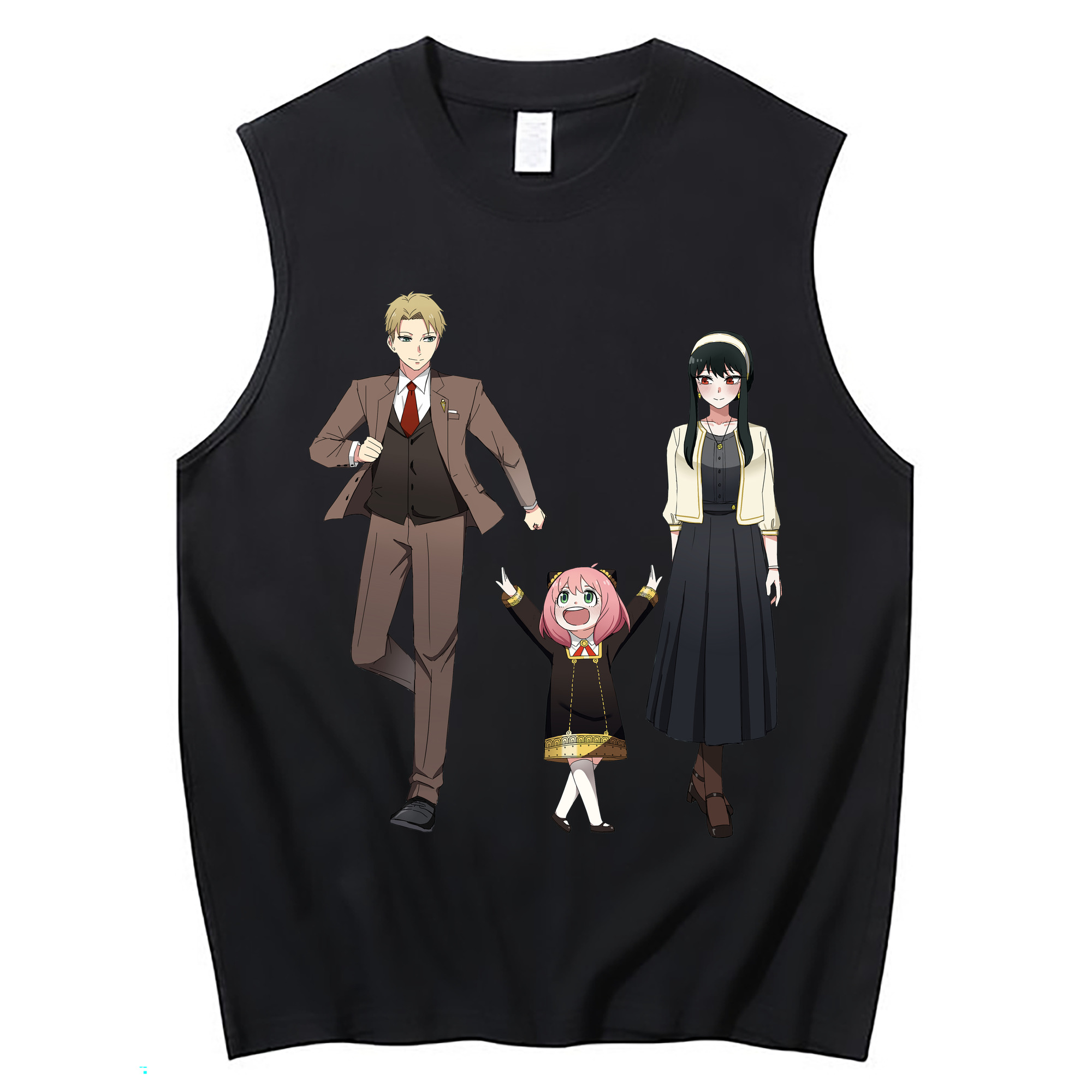 （画像用） SPY×FAMILY间谍家家酒 コットン100％タンクトップ（フロントプリント）