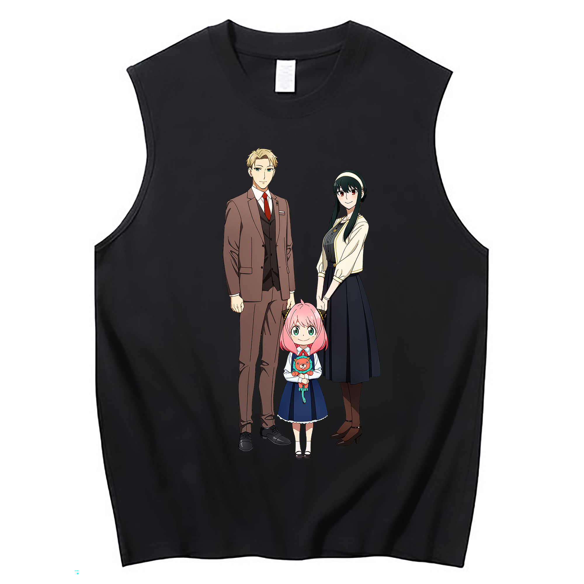 （画像用） SPY×FAMILY间谍家家酒 コットン100％タンクトップ（フロントプリント）