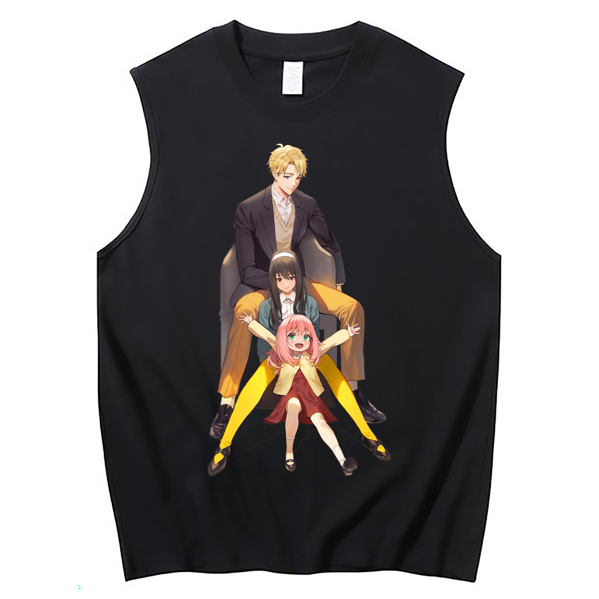 （画像用） SPY×FAMILY间谍家家酒 コットン100％タンクトップ（フロントプリント）