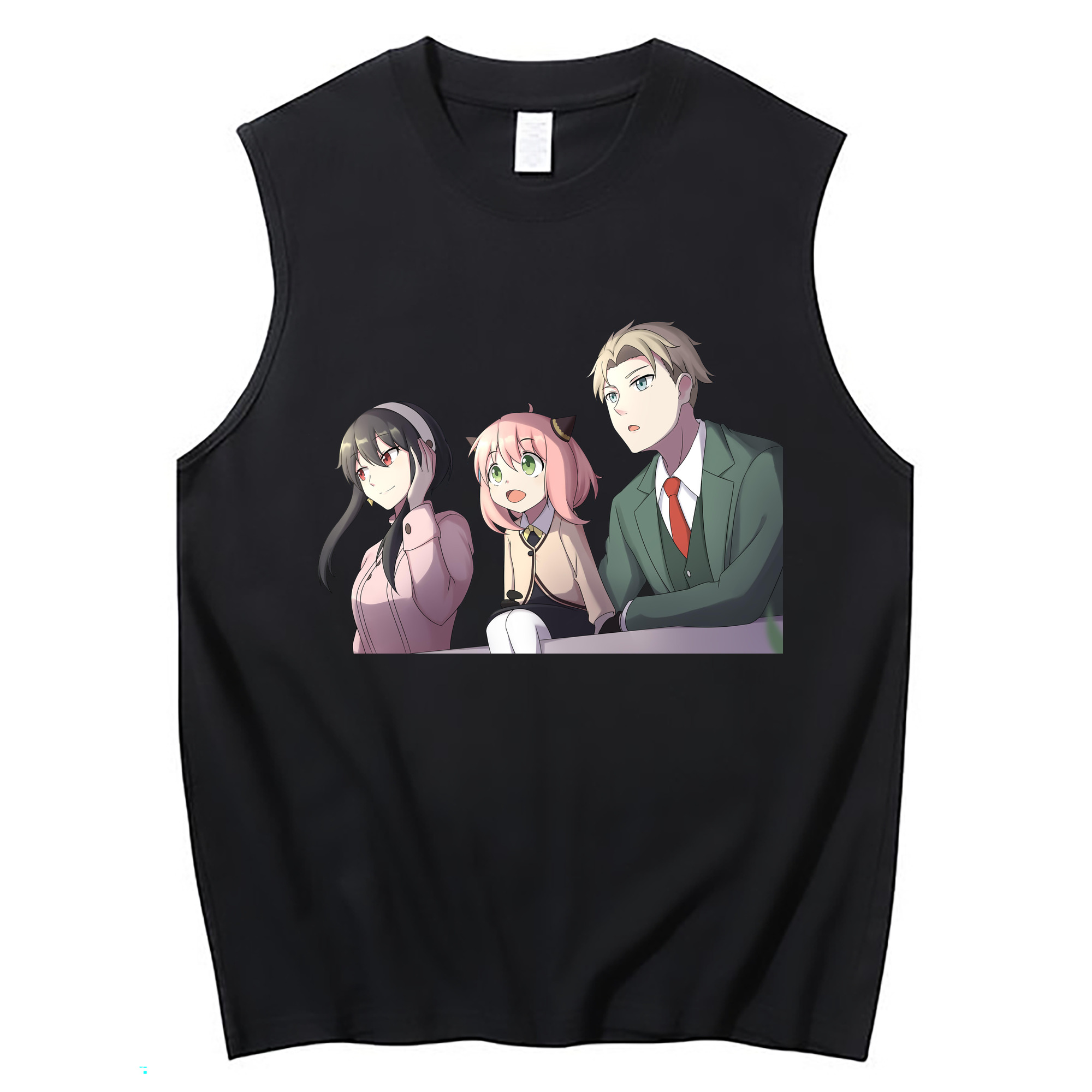 （画像用） SPY×FAMILY间谍家家酒 コットン100％タンクトップ（フロントプリント）
