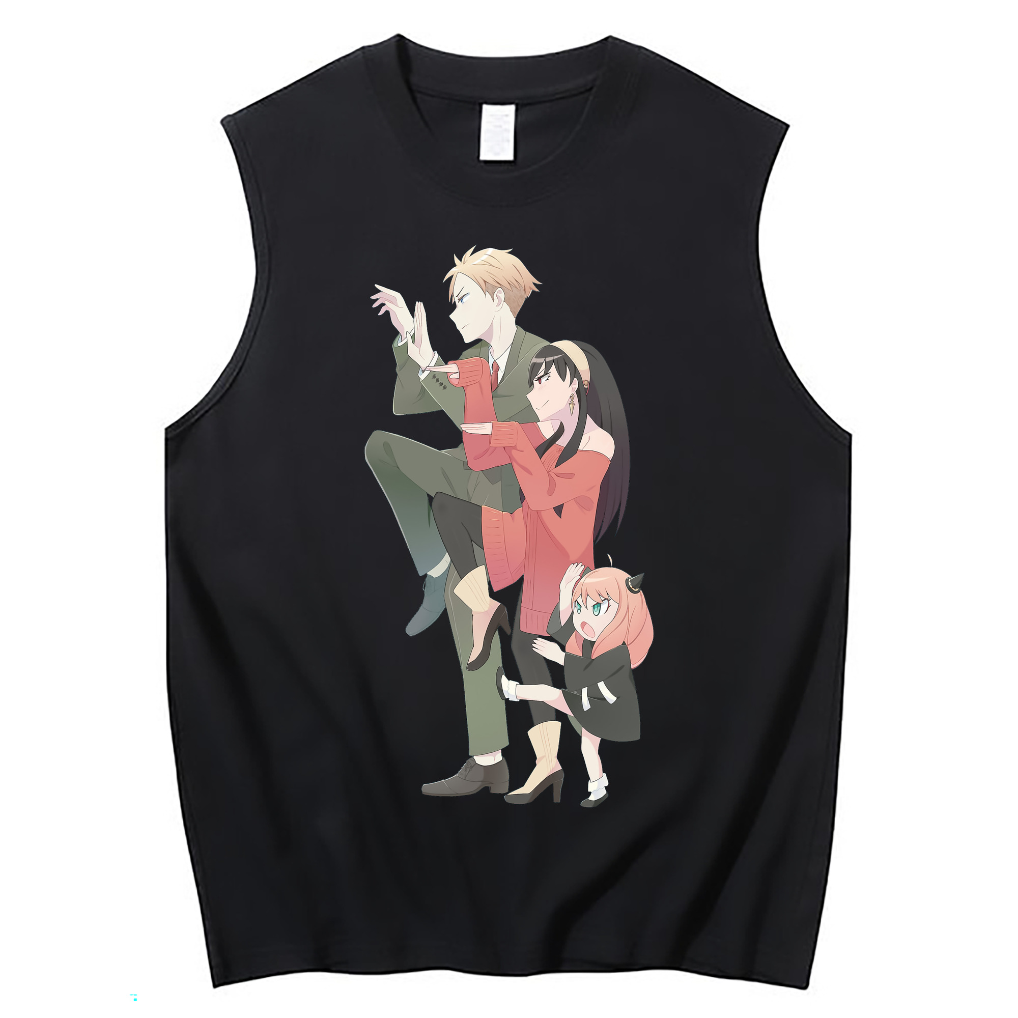 （画像用） SPY×FAMILY间谍家家酒 コットン100％タンクトップ（フロントプリント）