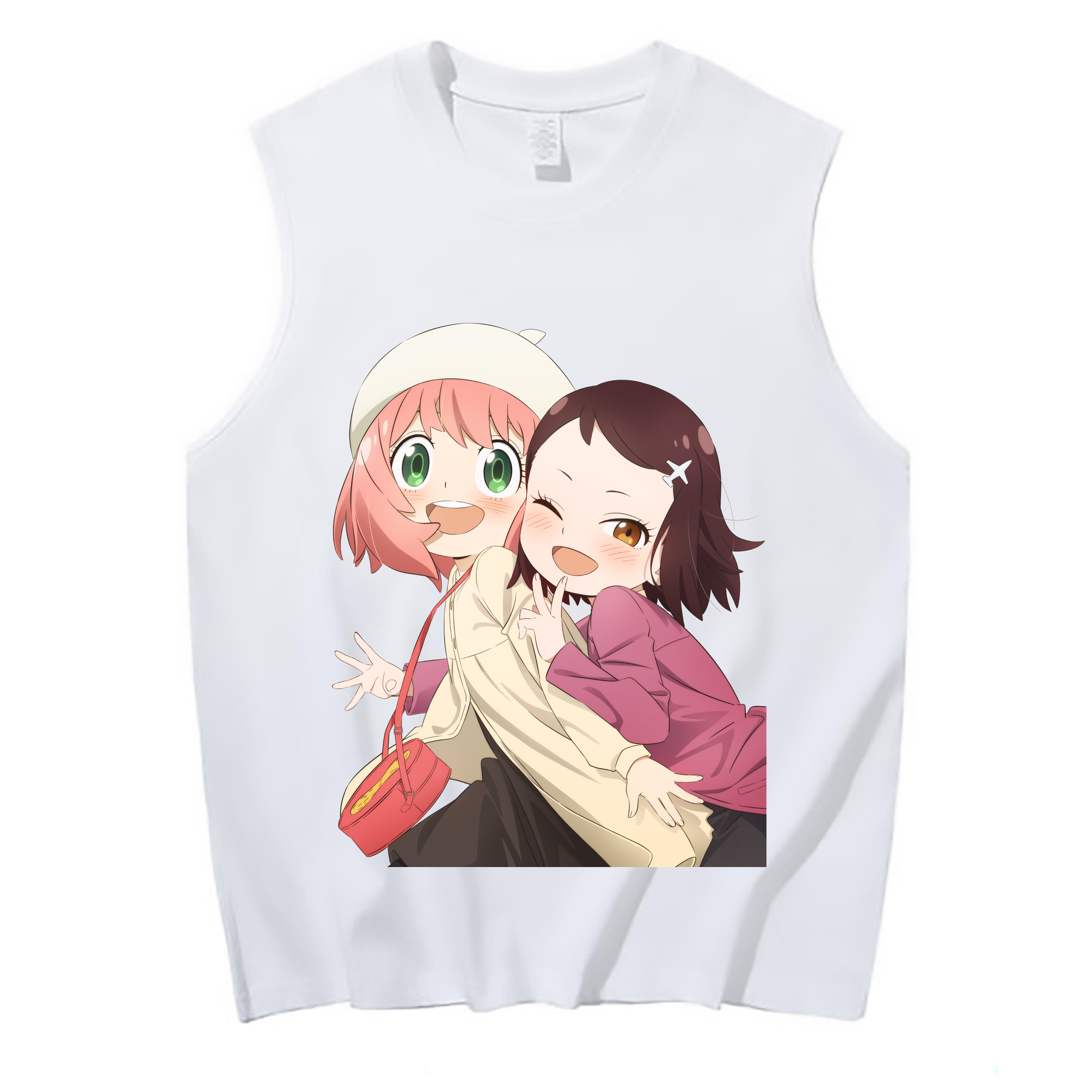 （画像用） SPY×FAMILY间谍家家酒 コットン100％タンクトップ（フロントプリント）