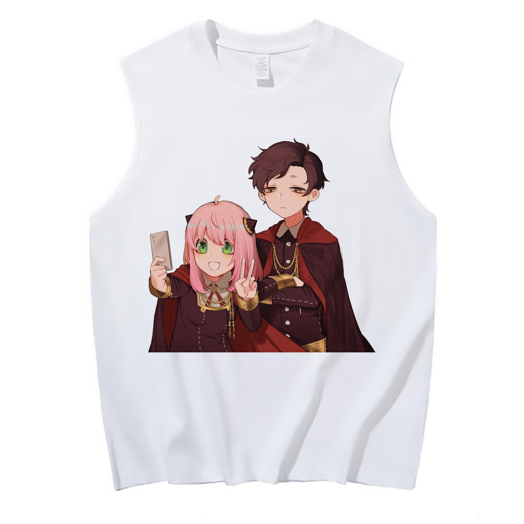 （画像用） SPY×FAMILY间谍家家酒 コットン100％タンクトップ（フロントプリント）