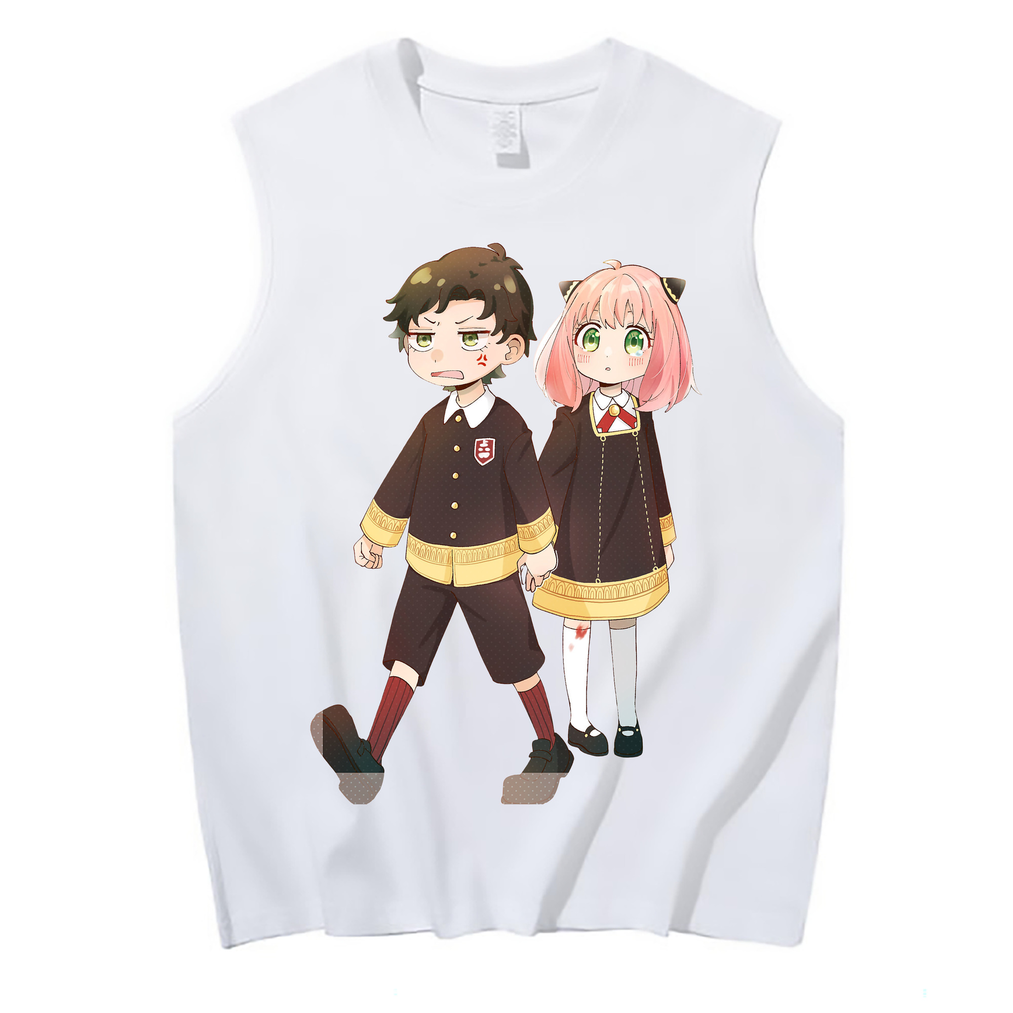 （画像用） SPY×FAMILY间谍家家酒 コットン100％タンクトップ（フロントプリント）