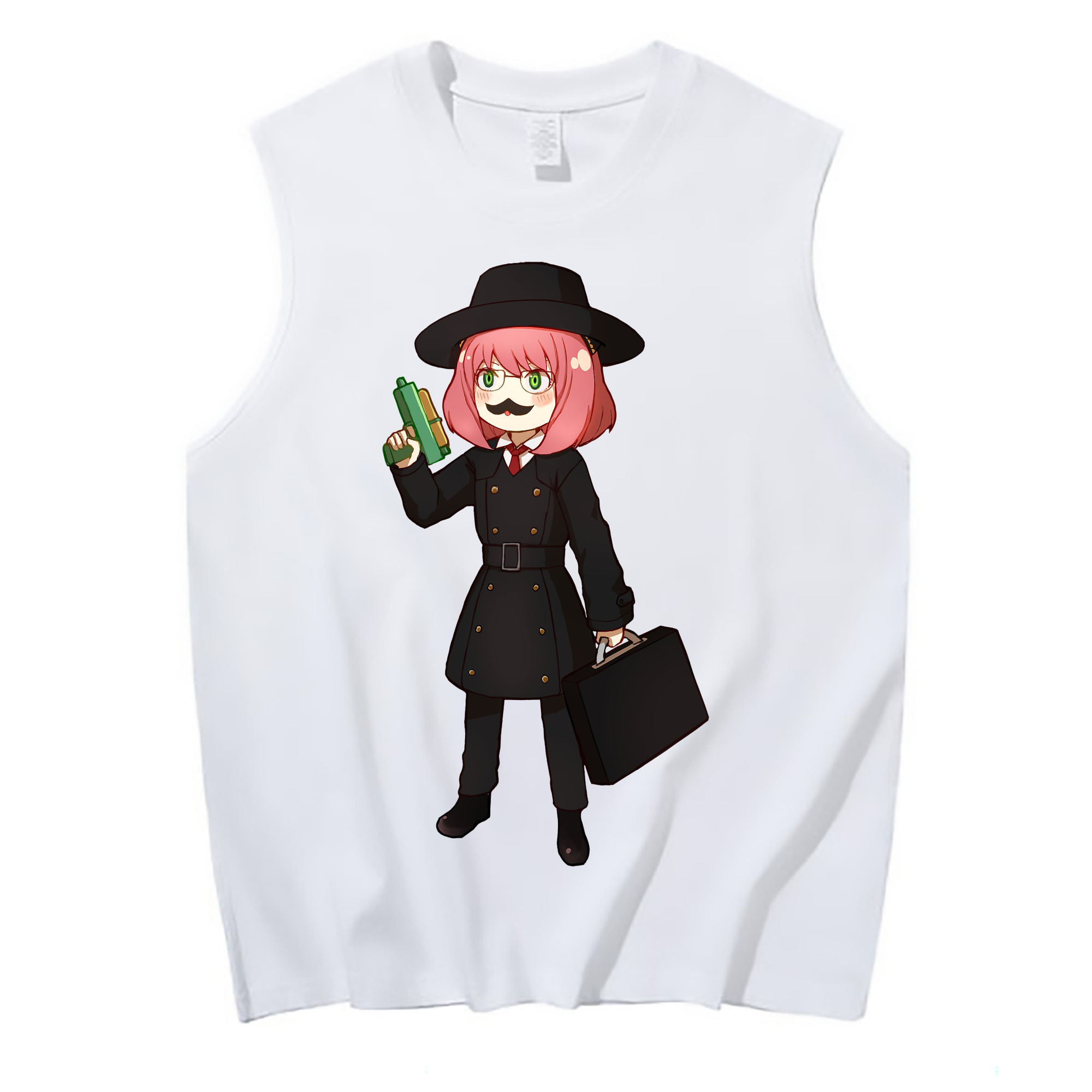 （画像用） SPY×FAMILY间谍家家酒 コットン100％タンクトップ（フロントプリント）