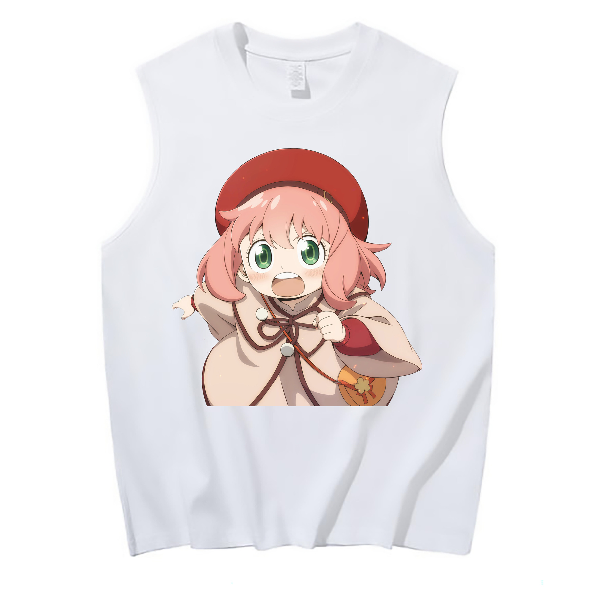 （画像用） SPY×FAMILY间谍家家酒 コットン100％タンクトップ（フロントプリント）