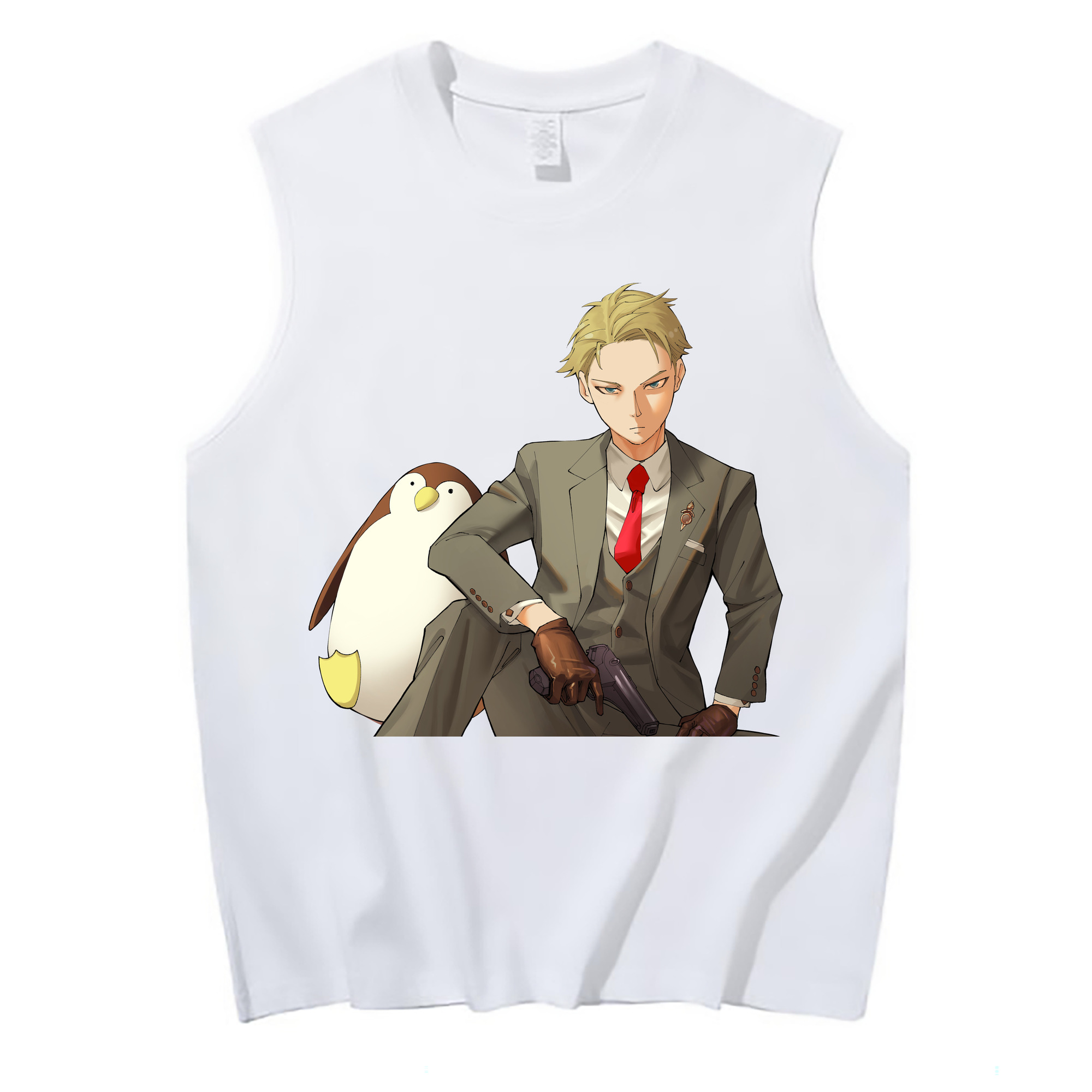 （画像用） SPY×FAMILY间谍家家酒 コットン100％タンクトップ（フロントプリント）