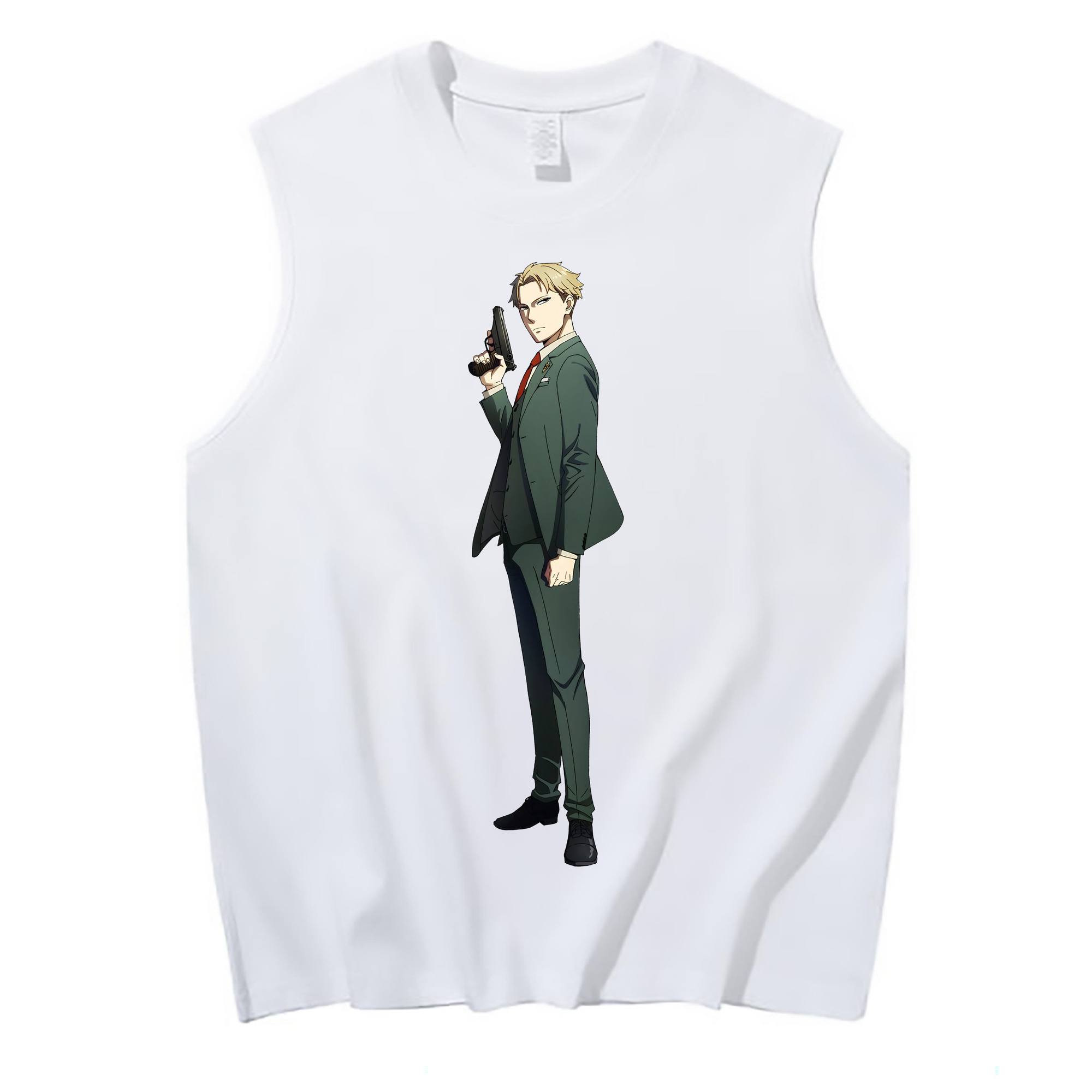 （画像用） SPY×FAMILY间谍家家酒 コットン100％タンクトップ（フロントプリント）