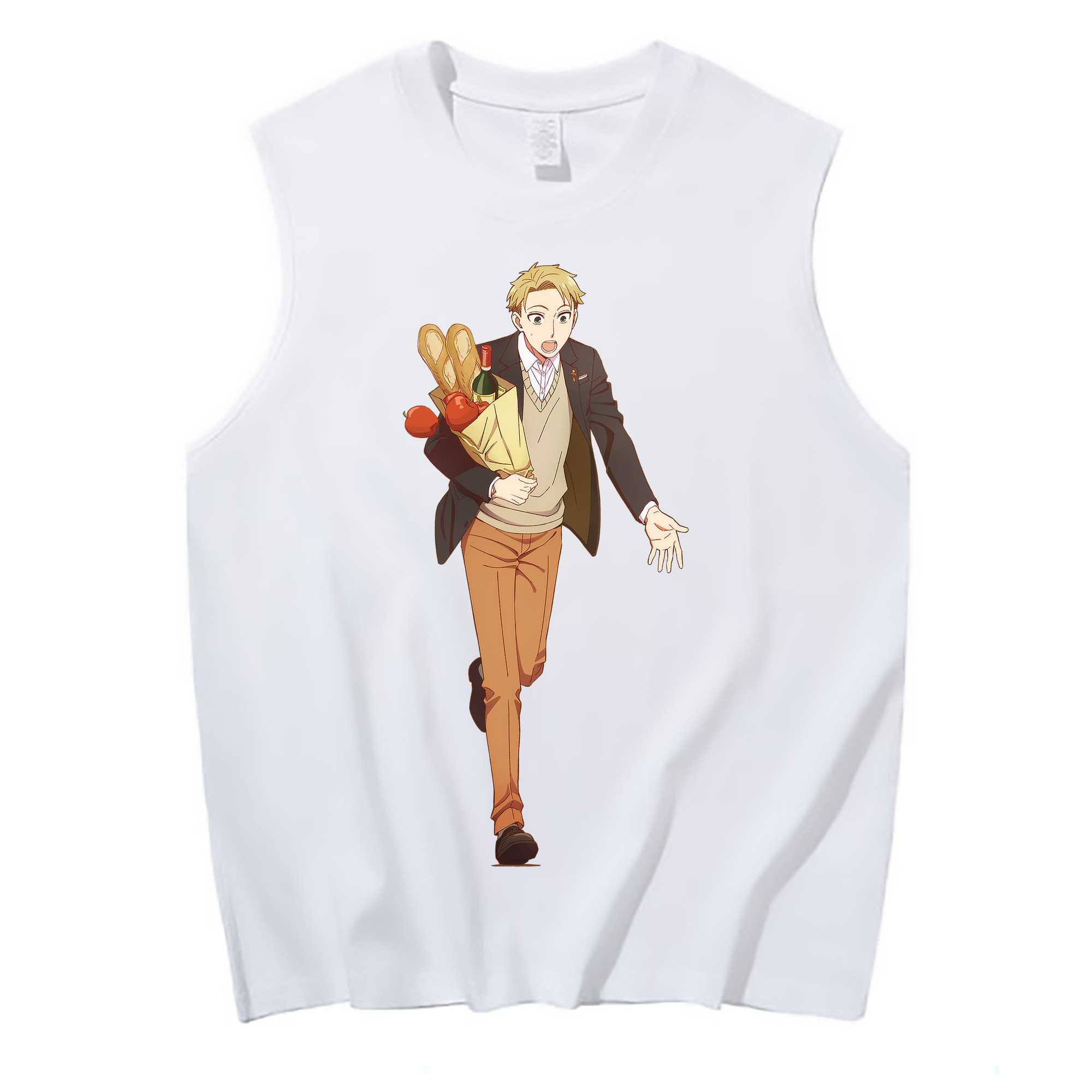 （画像用） SPY×FAMILY间谍家家酒 コットン100％タンクトップ（フロントプリント）