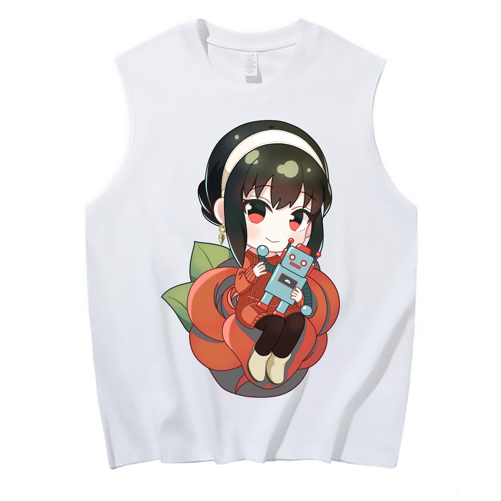 （画像用） SPY×FAMILY间谍家家酒 コットン100％タンクトップ（フロントプリント）