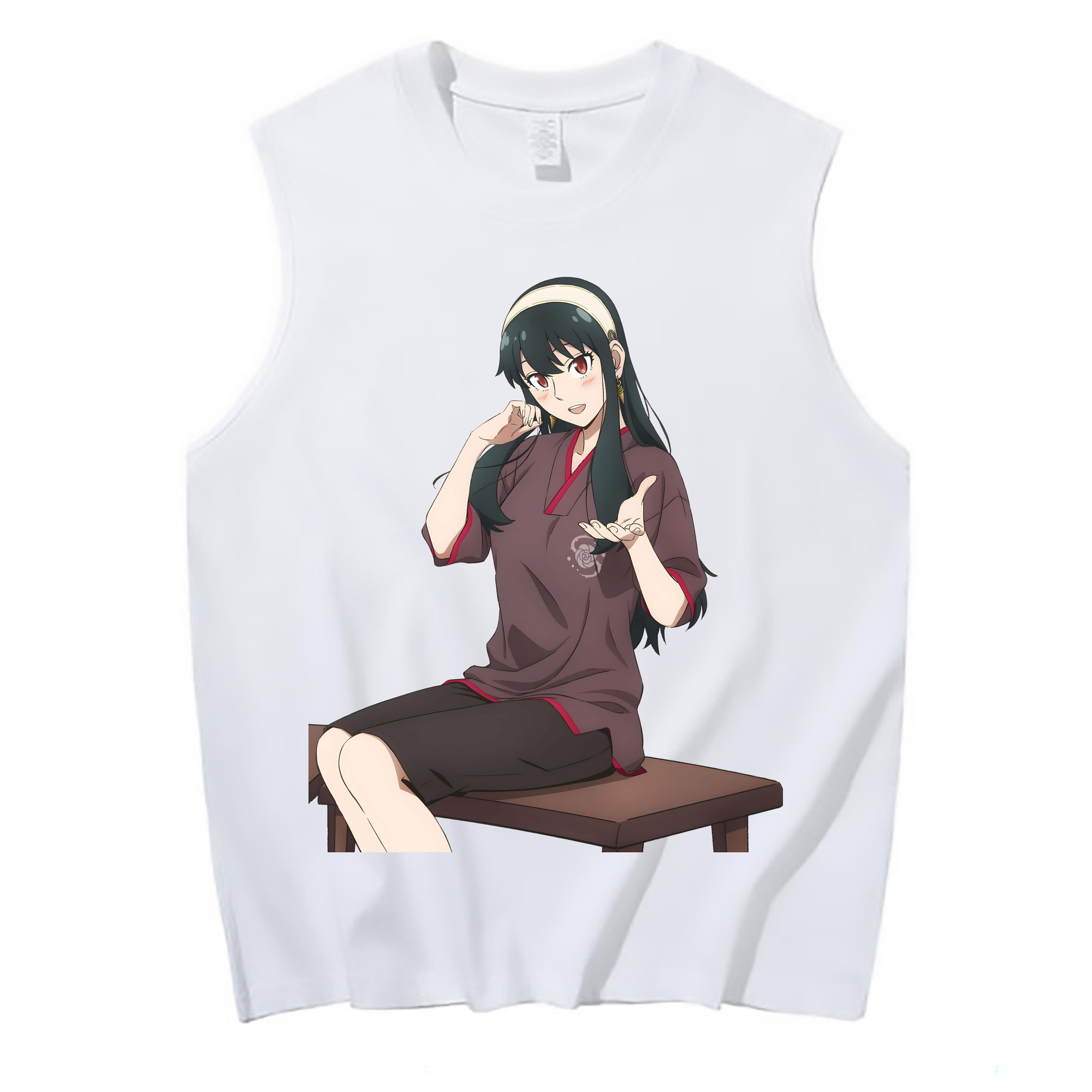 （画像用） SPY×FAMILY间谍家家酒 コットン100％タンクトップ（フロントプリント）